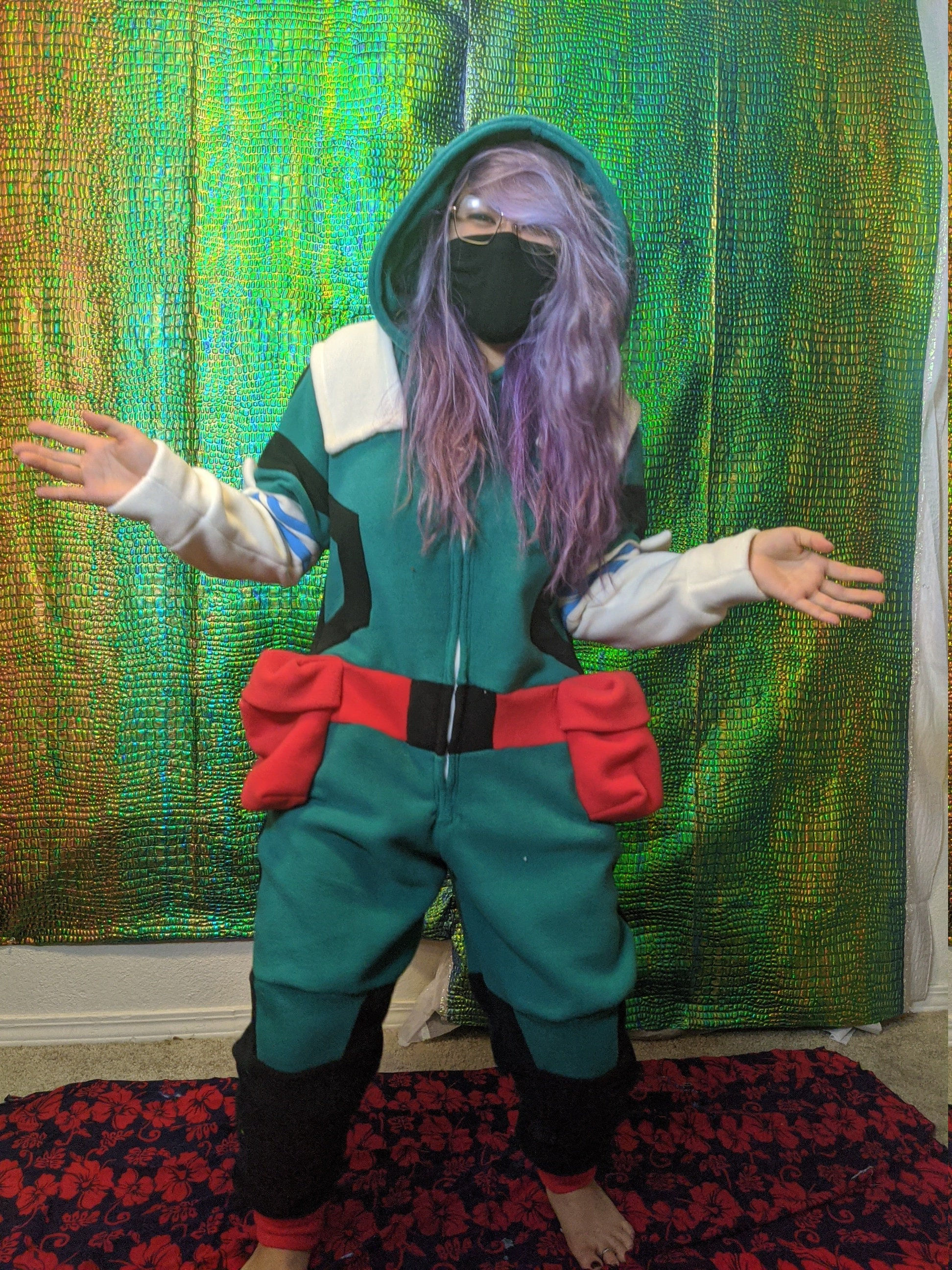 Wallpaper #OGdH-JIBSpphPi3-nIkz270 Deku Inspired Adult Kigurumi Onesie Izuku Midoriya Pj One Etsy