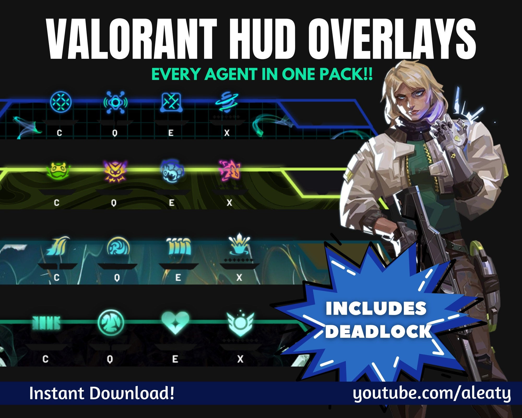 Wallpaper #bme_6ZIBSpphPi3-ekMU11 Valorant Hud Overlays Twitch Overlay Obs Overlay Etsy