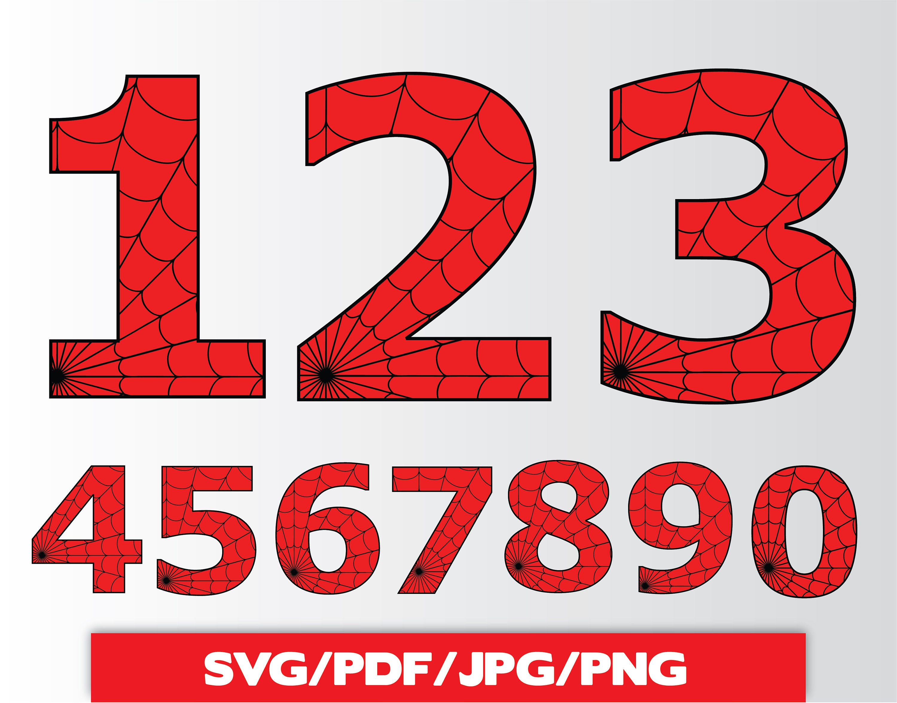 Wallpaper #W33Y8I4Bnwiau_P6TgcW7 Spiderman Day Numbers Svg Spiderman Numbers Spiderman Font Etsy