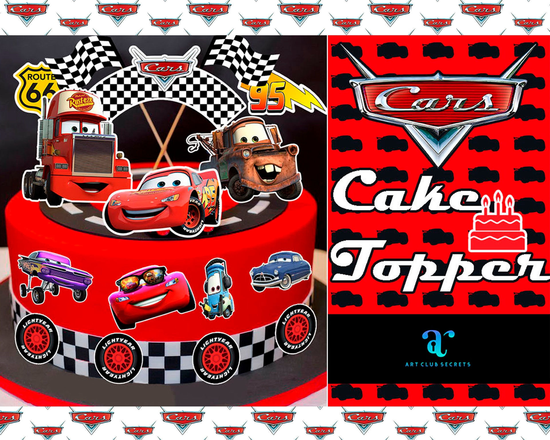 Wallpaper #02c67 Race Cupcake Topper Racecar Toppers Race Toppers Car Etsy