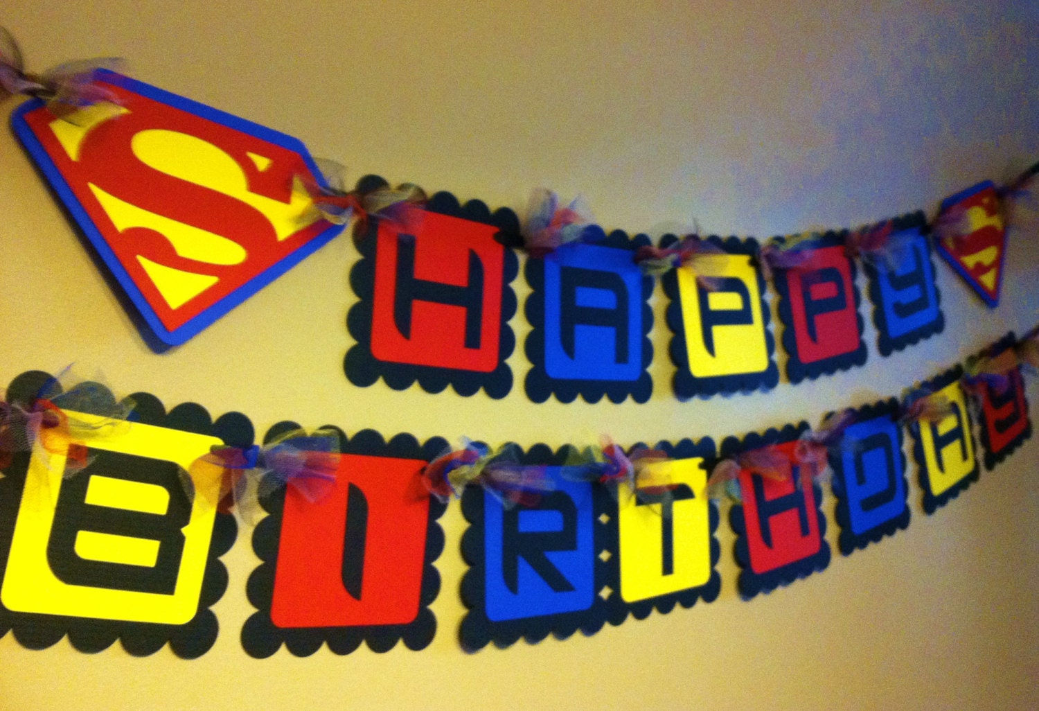 Wallpaper #GJzz4JIBZHQxiYarf7n2168 Superman Inspired Happy Birthday Banner Etsy