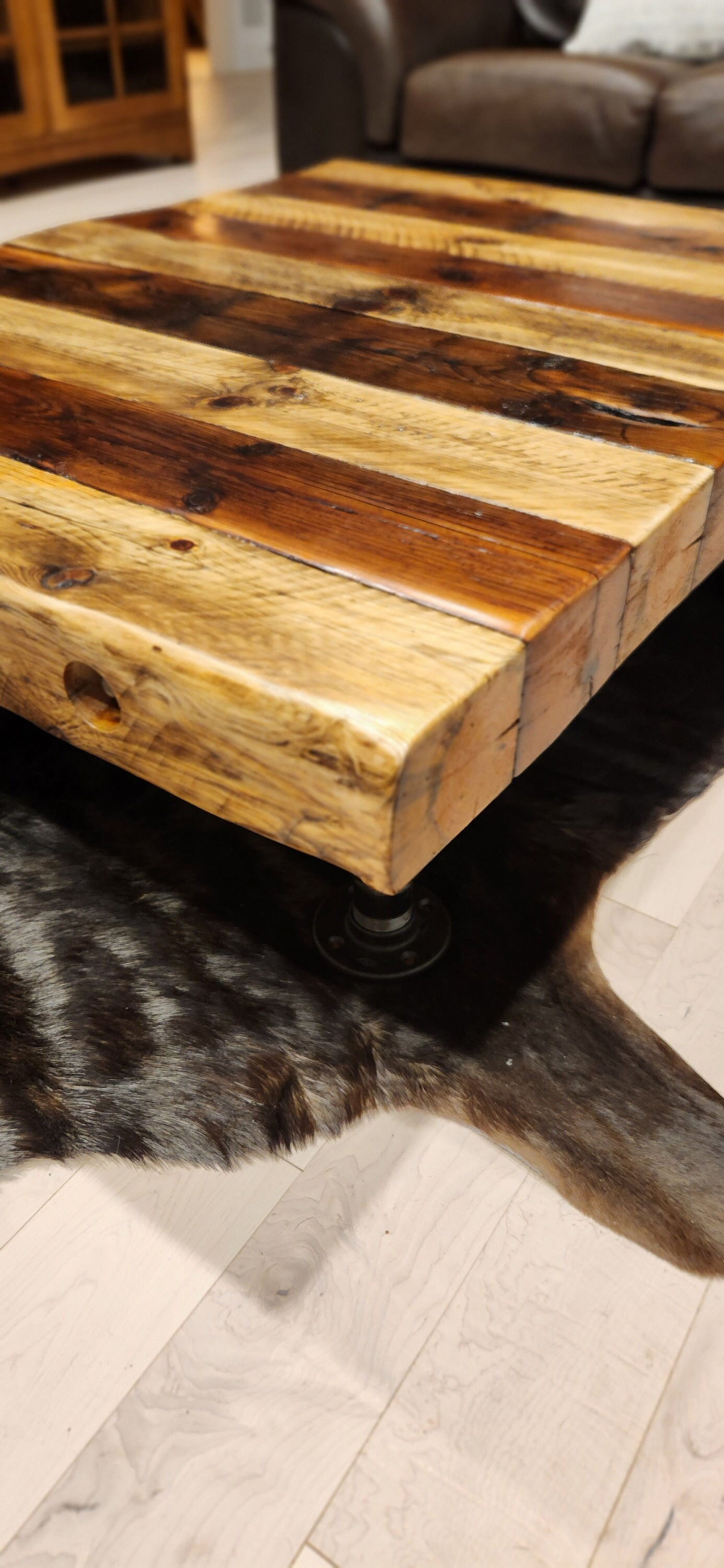 Wallpaper #527C0 Barn Wood Coffee Table Reclaimed Heritage Collection