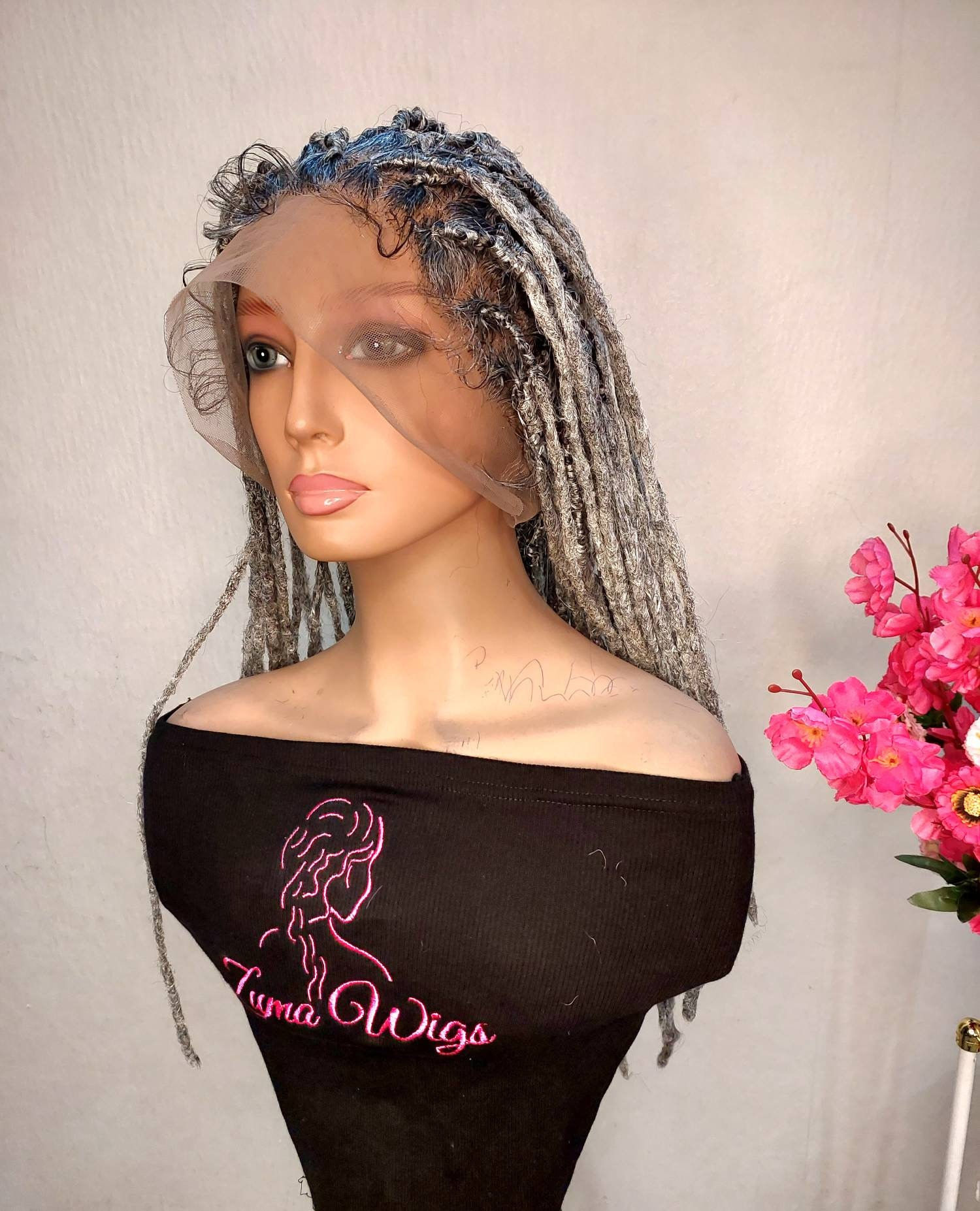 Wallpaper #1WhoJJMBSpphPi3-ETjA193 Dreadlock Wig Grey Dreadlock Wig Full Lace Synthetic Etsy