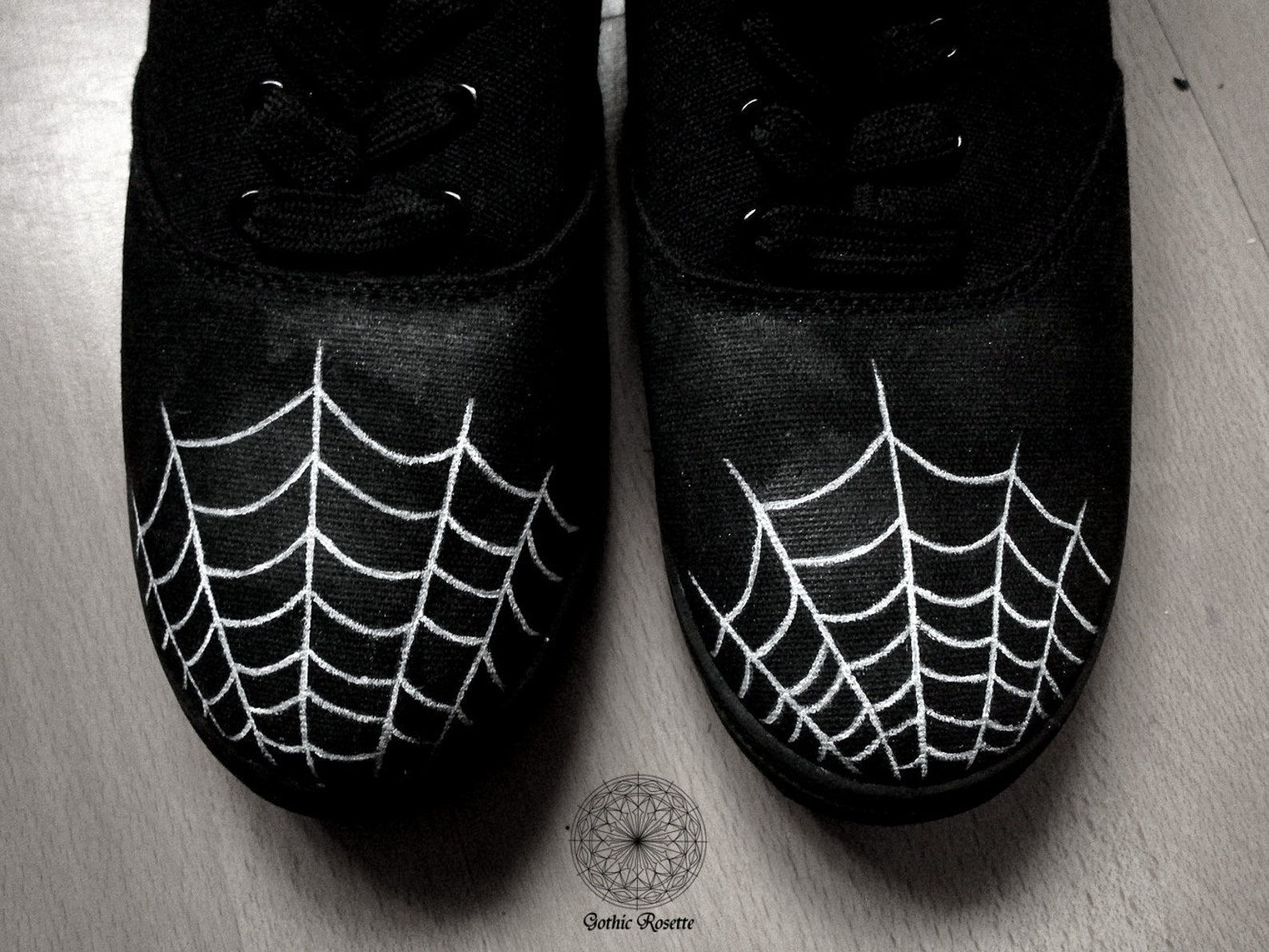 Wallpaper #sQMhZJMBpyOg8YnEWNZf203 Shoes with Spiderweb Pattern Hand Painted Goth Shoes Etsy