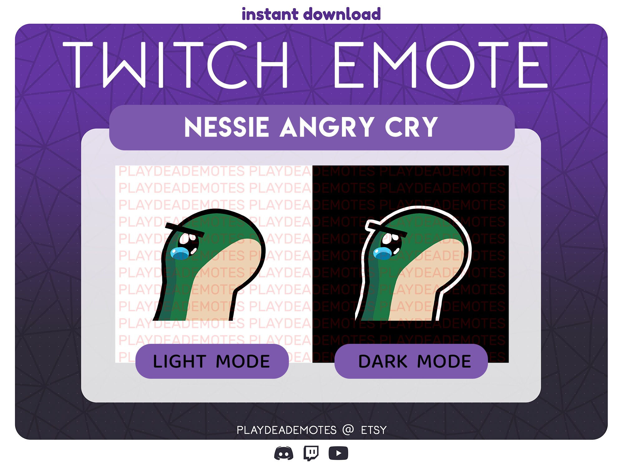 Wallpaper #d3ePJ5MB-pgBXx60n6bb243 Apex Legends Nessie Angry Cry Twitch Emote Crying Nessie Sad Etsy