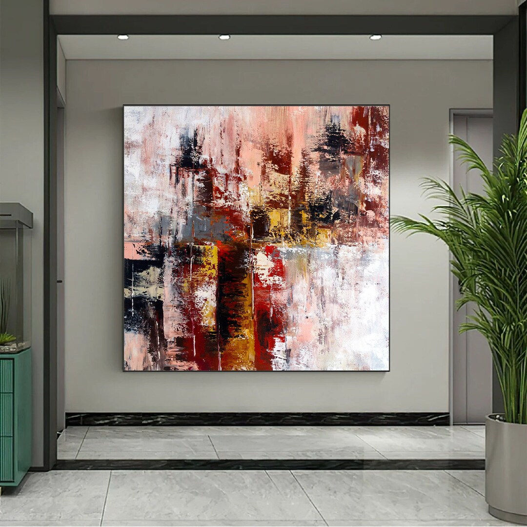 Wallpaper #i2hpFpMBSpphPi3-fwvy366 Large Abstract Painting Bright Painting Art Painting on Etsy