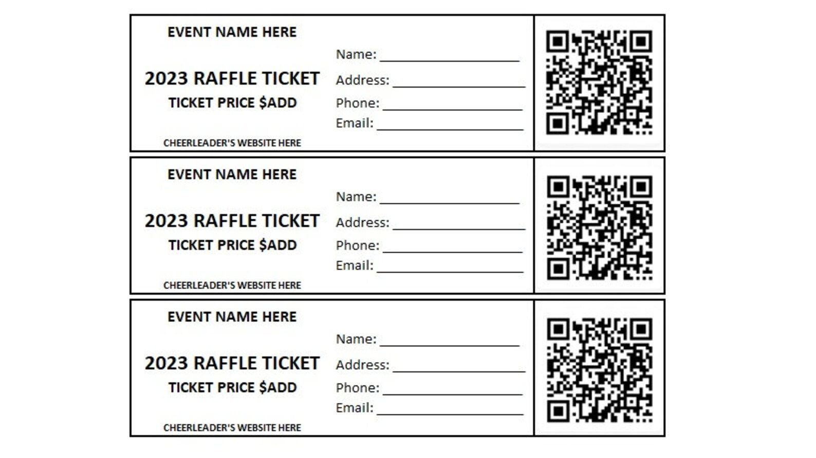 Wallpaper #58496 Free Printable Raffle Ticket Templates