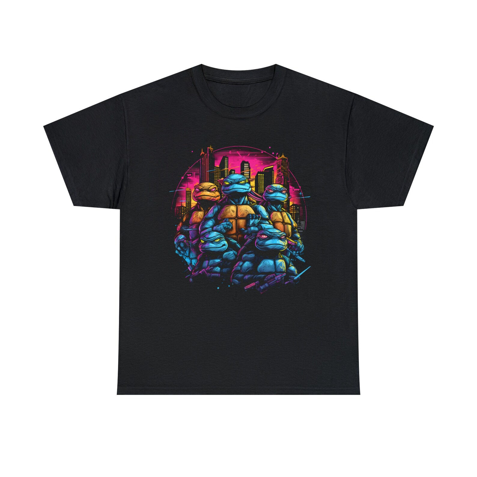 Wallpaper #KO9sS5MBMN-XEVvVwjtk52 Cyberpunk Ninja Turtles Tees Etsy