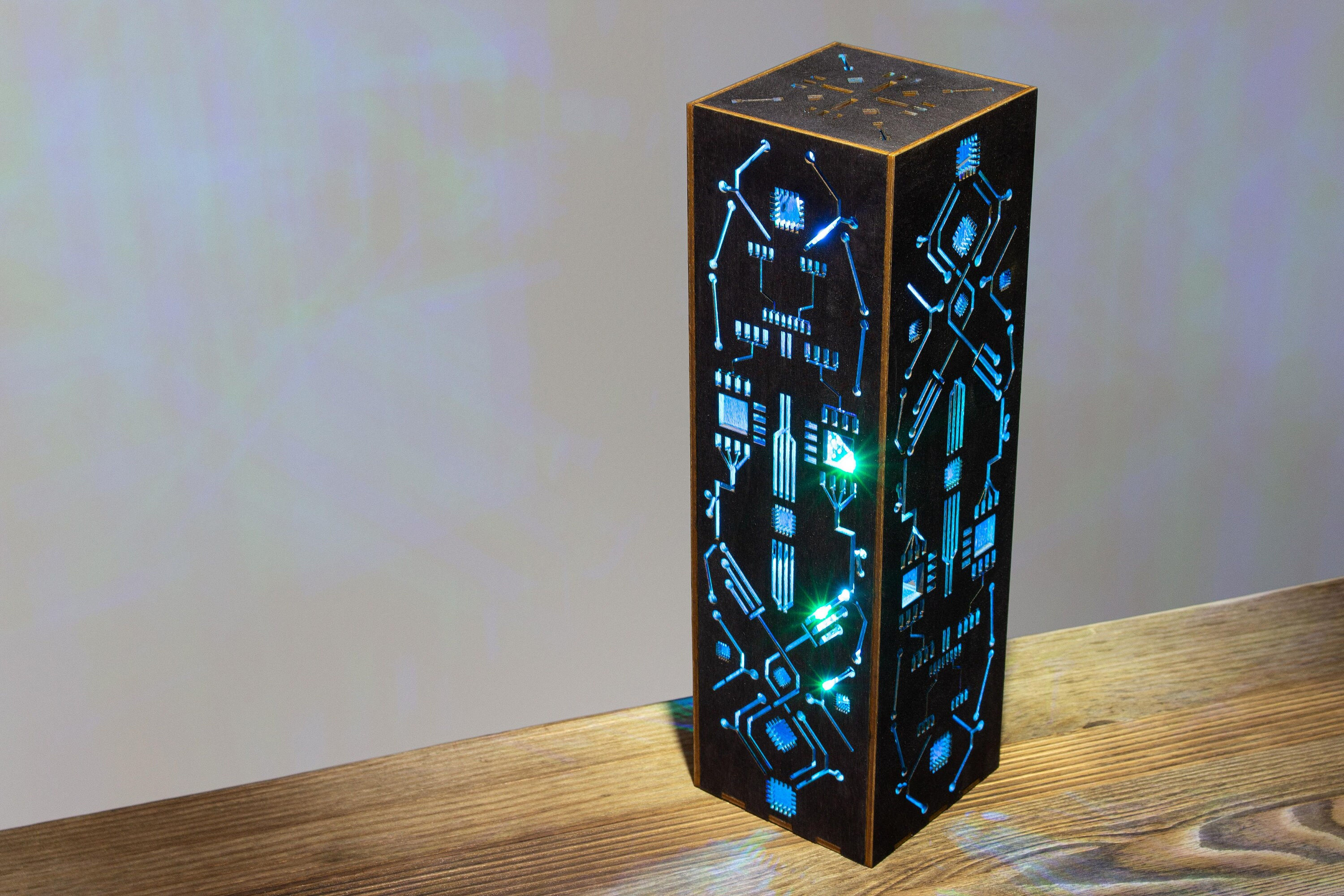 Wallpaper #mxmHAo8BtGB6xQ787kqK2 Cyberpunk Night Lamp Rectangular Prism Shape Sci Fi Etsy