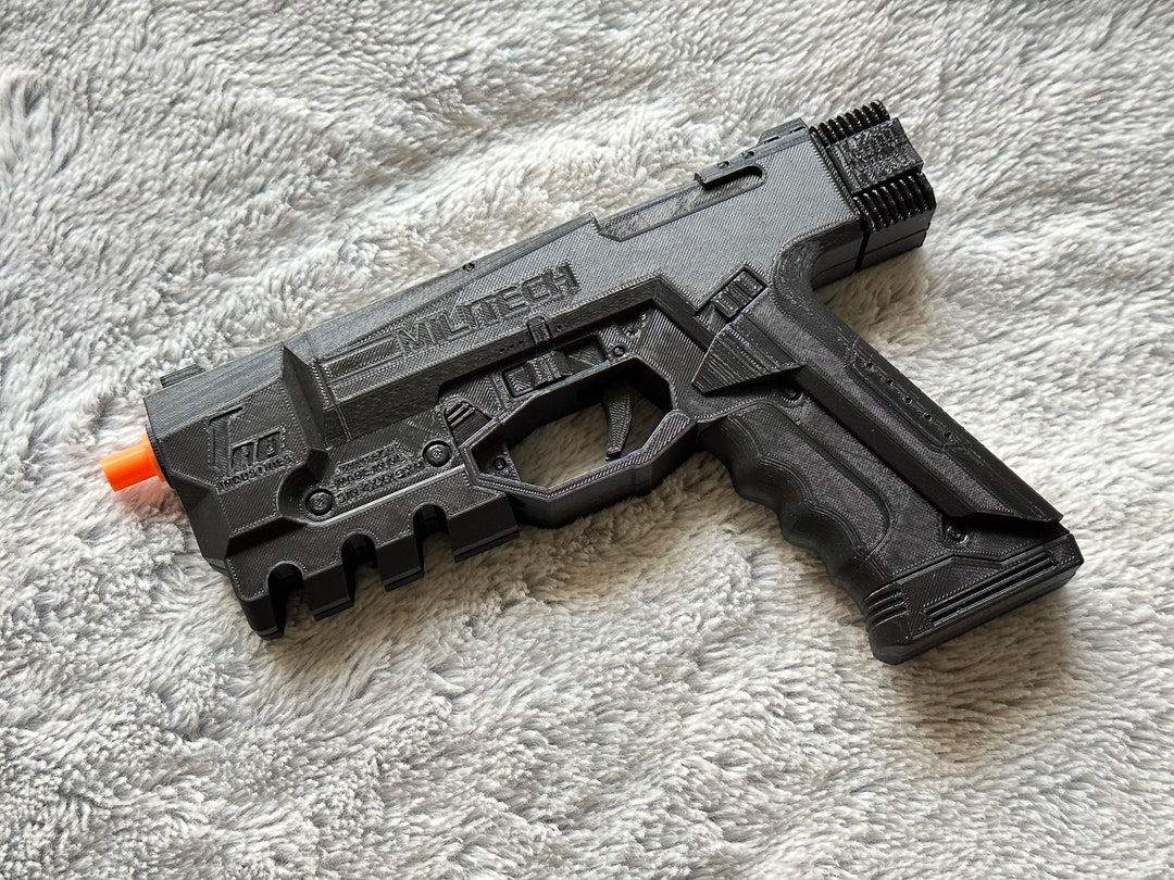 Wallpaper #gmdL_5IBSpphPi3-4aLN145 Cyberpunk 2077 Militech Pistol Non Firing Prop Etsy