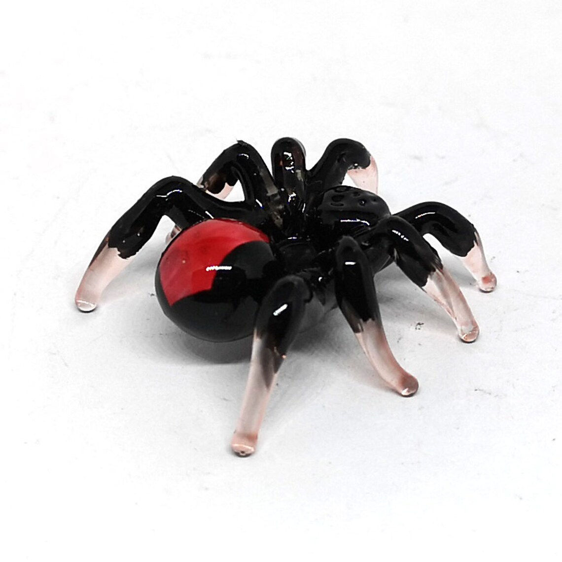 Wallpaper #H_SpOZMBKFX8bn3rSXeg166 Blown Glass Spider Figurine Miniature Black Spider Etsy