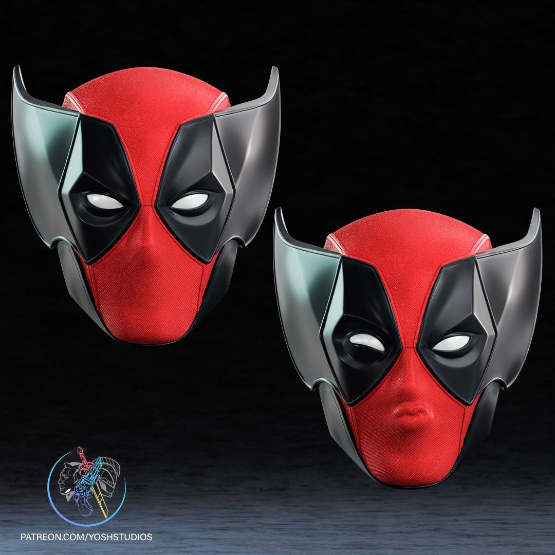 Wallpaper #HWfz8pIBSpphPi3-MnOE262 Wolverine Deadpool Mask 3D Print File Stl Etsy