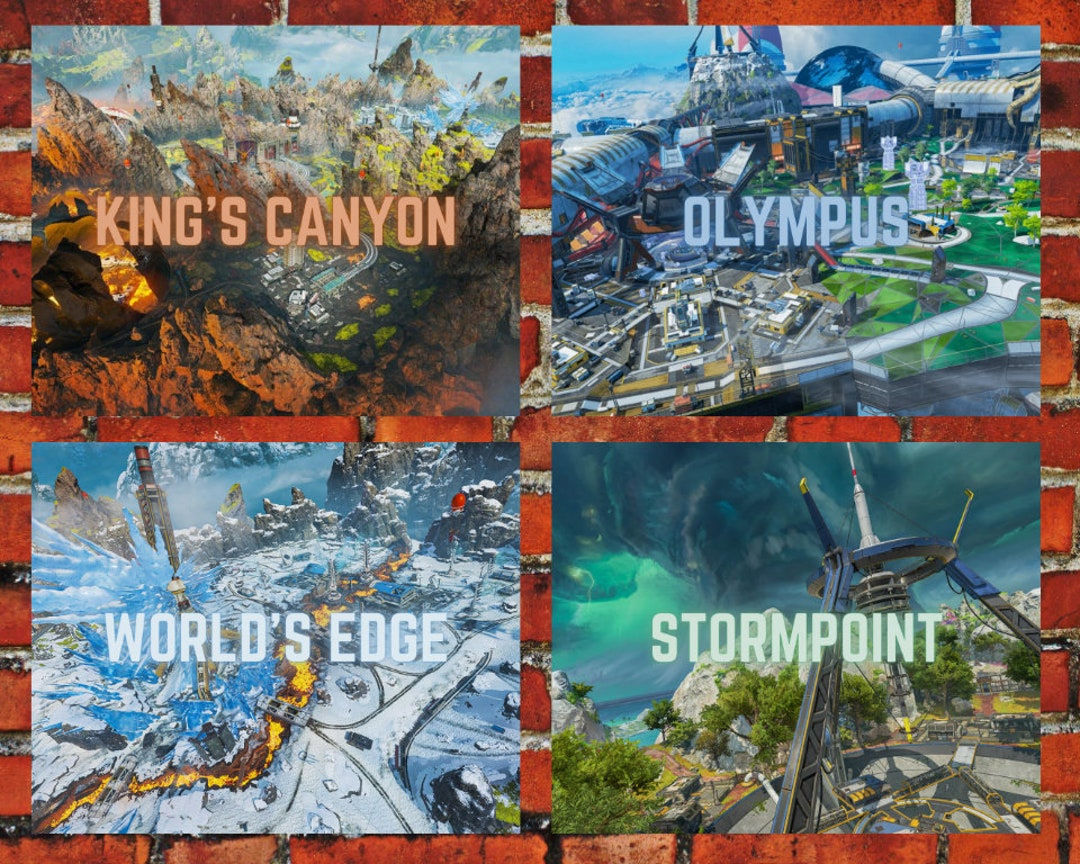 Wallpaper #Tn1q8I4Bnwiau_P63QaF15 Bundle Apex Legends Maps Poster Prints Bundle Etsy