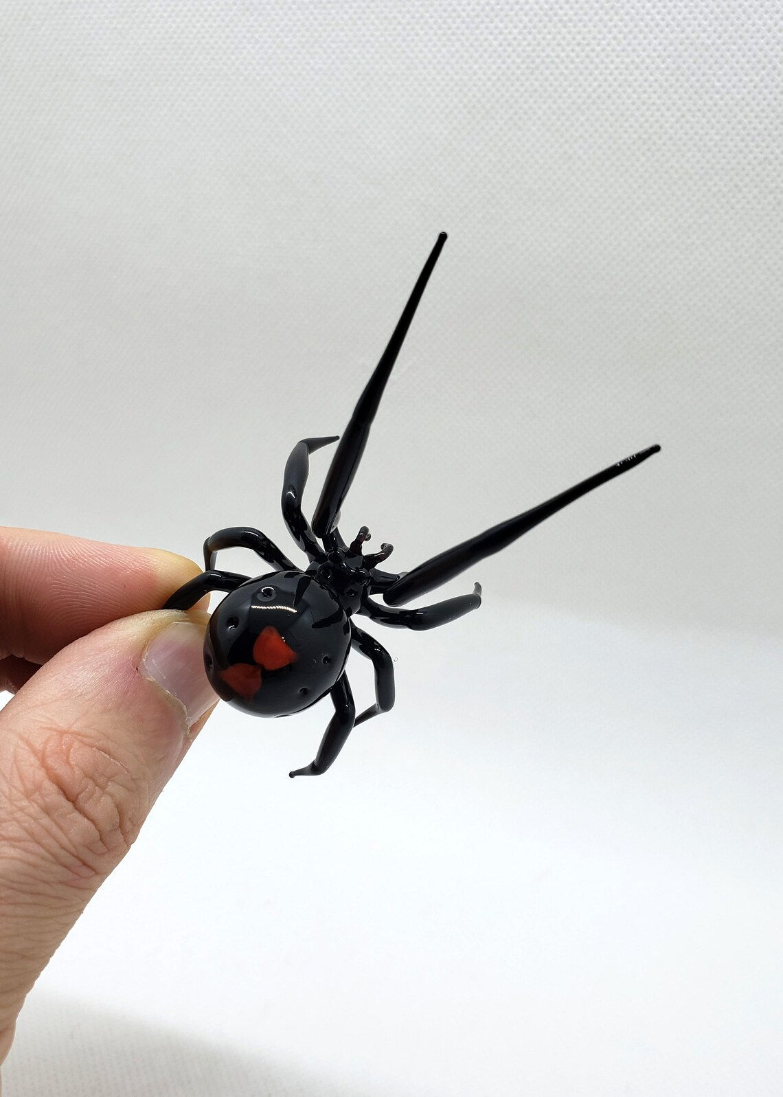 Wallpaper #H_SpOZMBKFX8bn3rSXeg163 Black Widow Spider Figurine Blown Glass Spider Glass Etsy