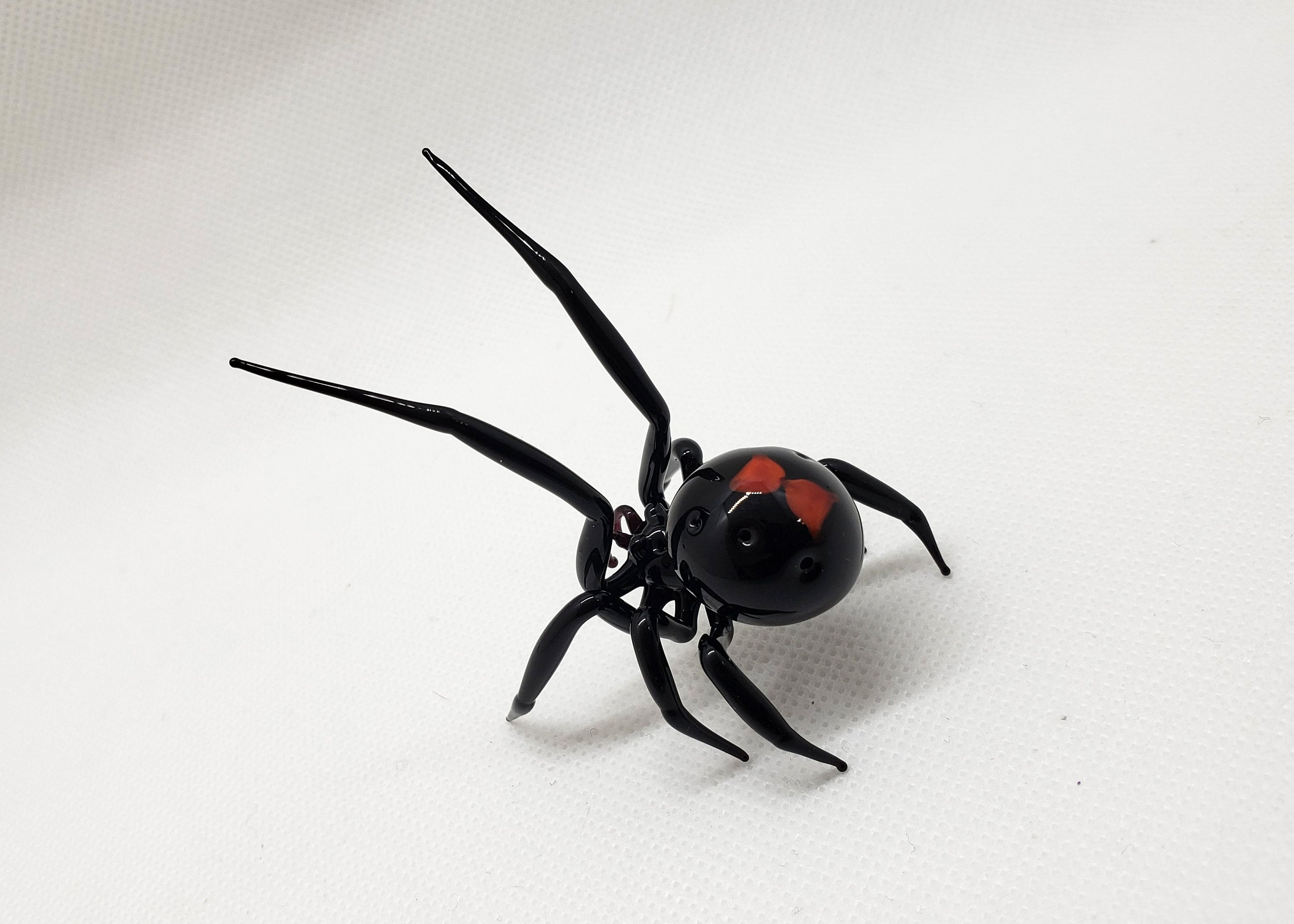 Wallpaper #H_SpOZMBKFX8bn3rSXeg89 Black Widow Spider Figurine Blown Glass Spider Glass Etsy