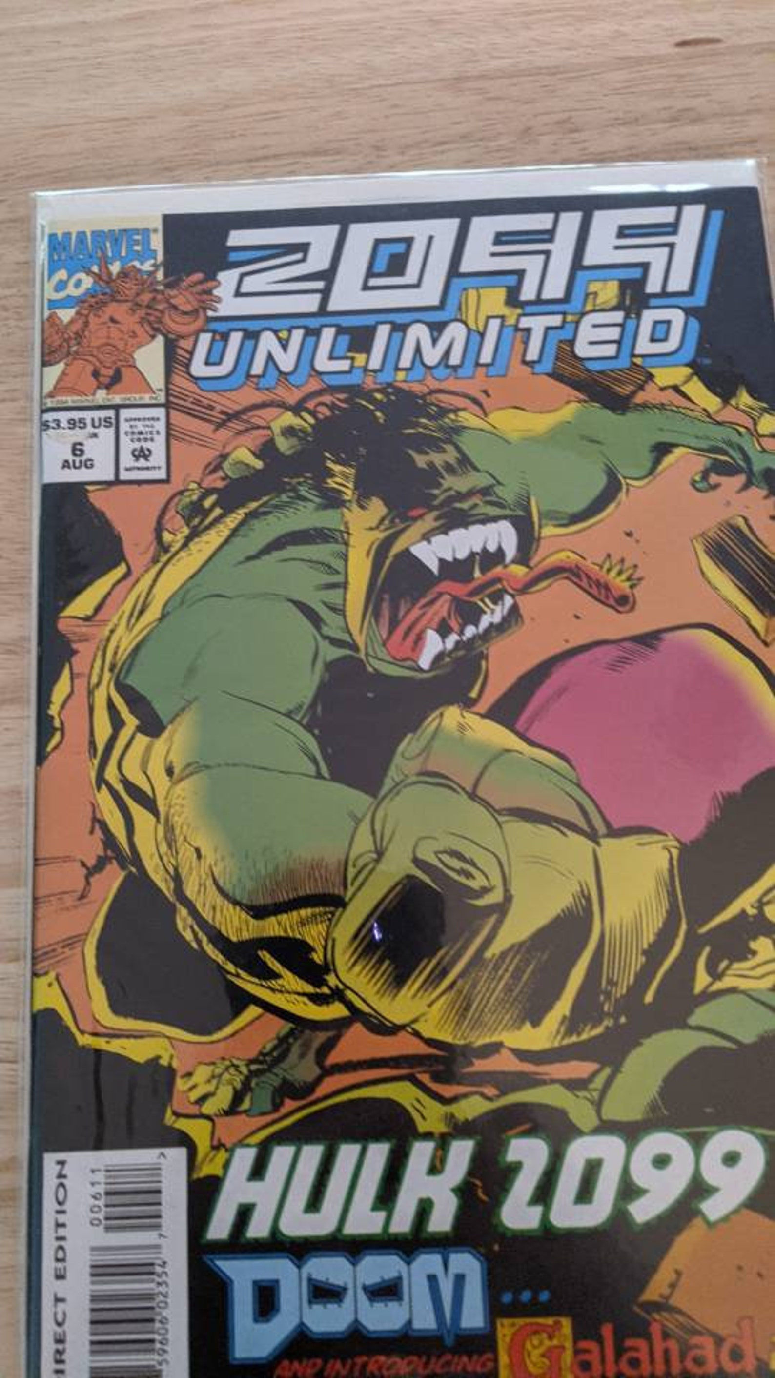 Wallpaper #2BkJ-Y4BtGB6xQ78iEXn46 Marvel Comics Hulk 2099 6 August 1994 2099 Unlimited Buy Etsy Uk