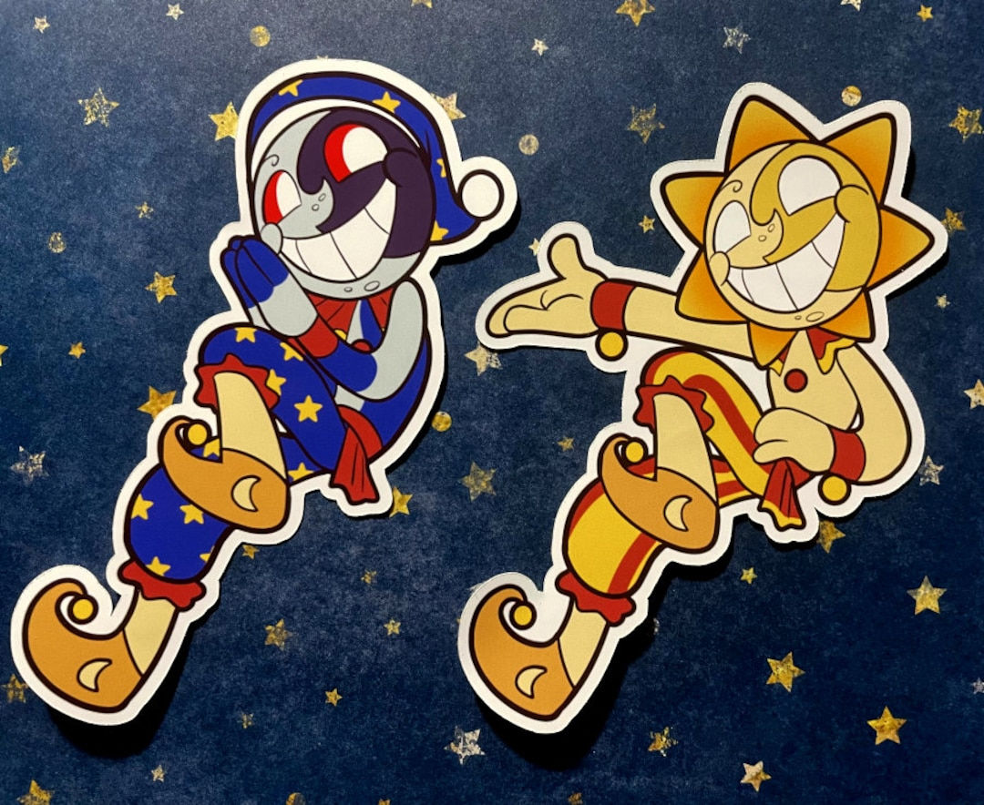 Wallpaper #-mhaFJMBSpphPi3-rAPx313 Fnafsb Sun and Moon Animatronic Stickers Fanmade Etsy Canada