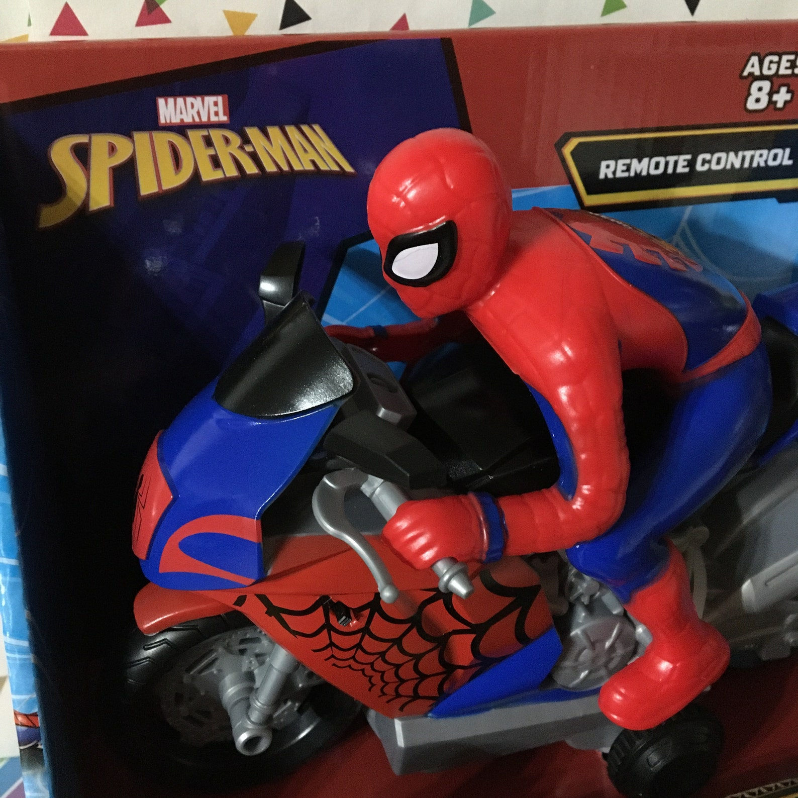 Wallpaper #CfQhOpMBKFX8bn3r83gp137 Marvel Spiderman Remote Control Motorcycle Boxed Toy Etsy