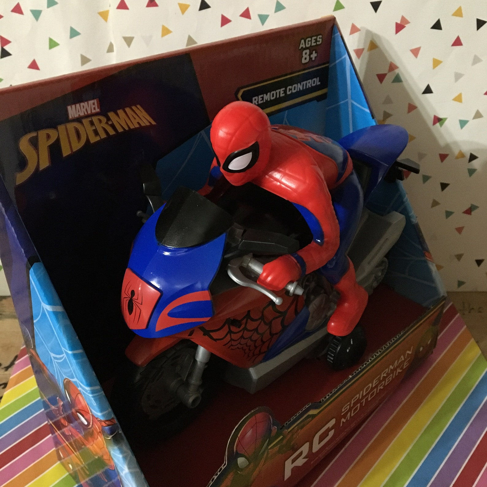 Wallpaper #CfQhOpMBKFX8bn3r83gp150 Marvel Spiderman Remote Control Motorcycle Boxed Toy Etsy