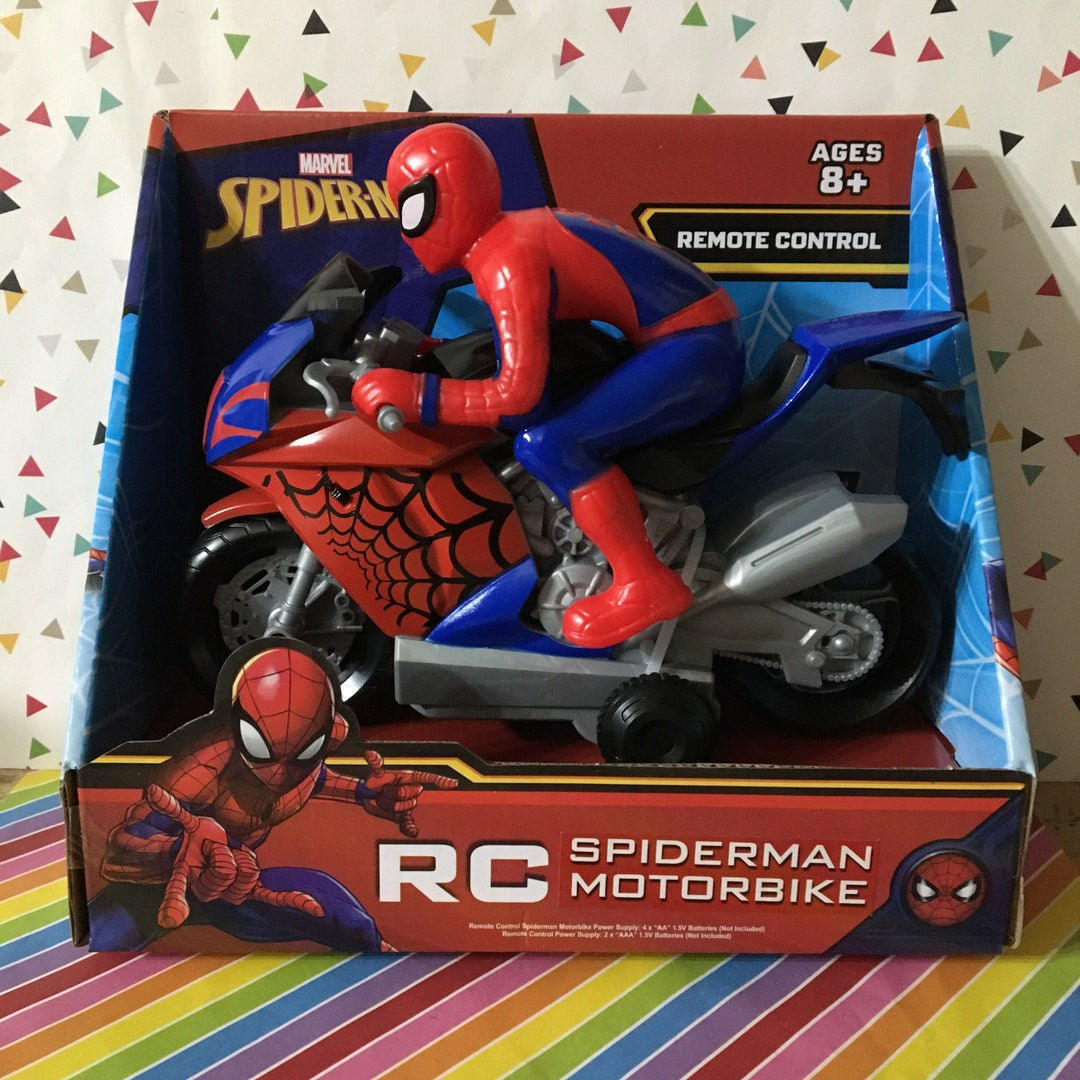Wallpaper #y2es8pIBSpphPi3-MXHh134 Marvel Spiderman Remote Control Motorcycle Boxed Toy Etsy