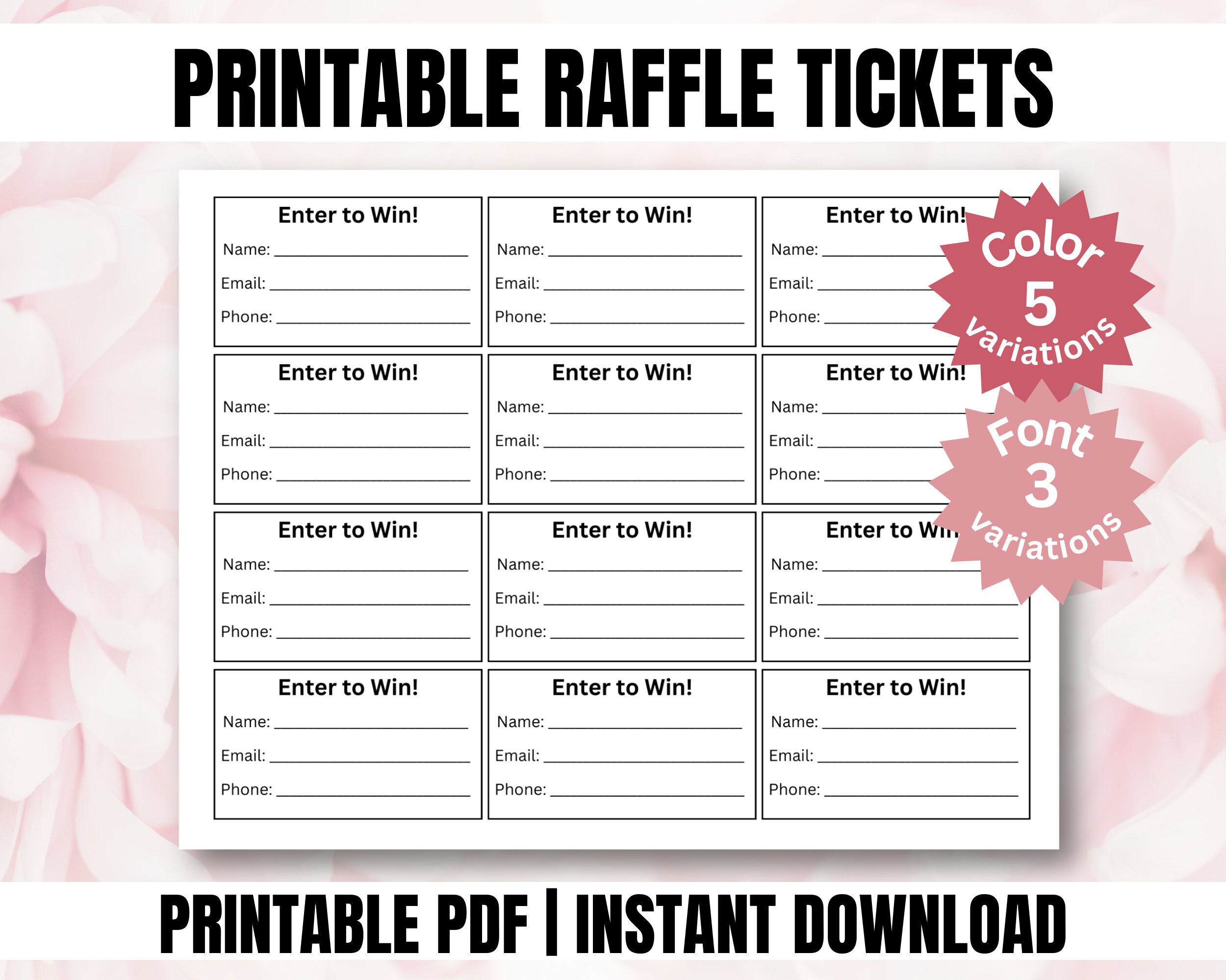 Wallpaper #58496 Free Printable Raffle Ticket Templates