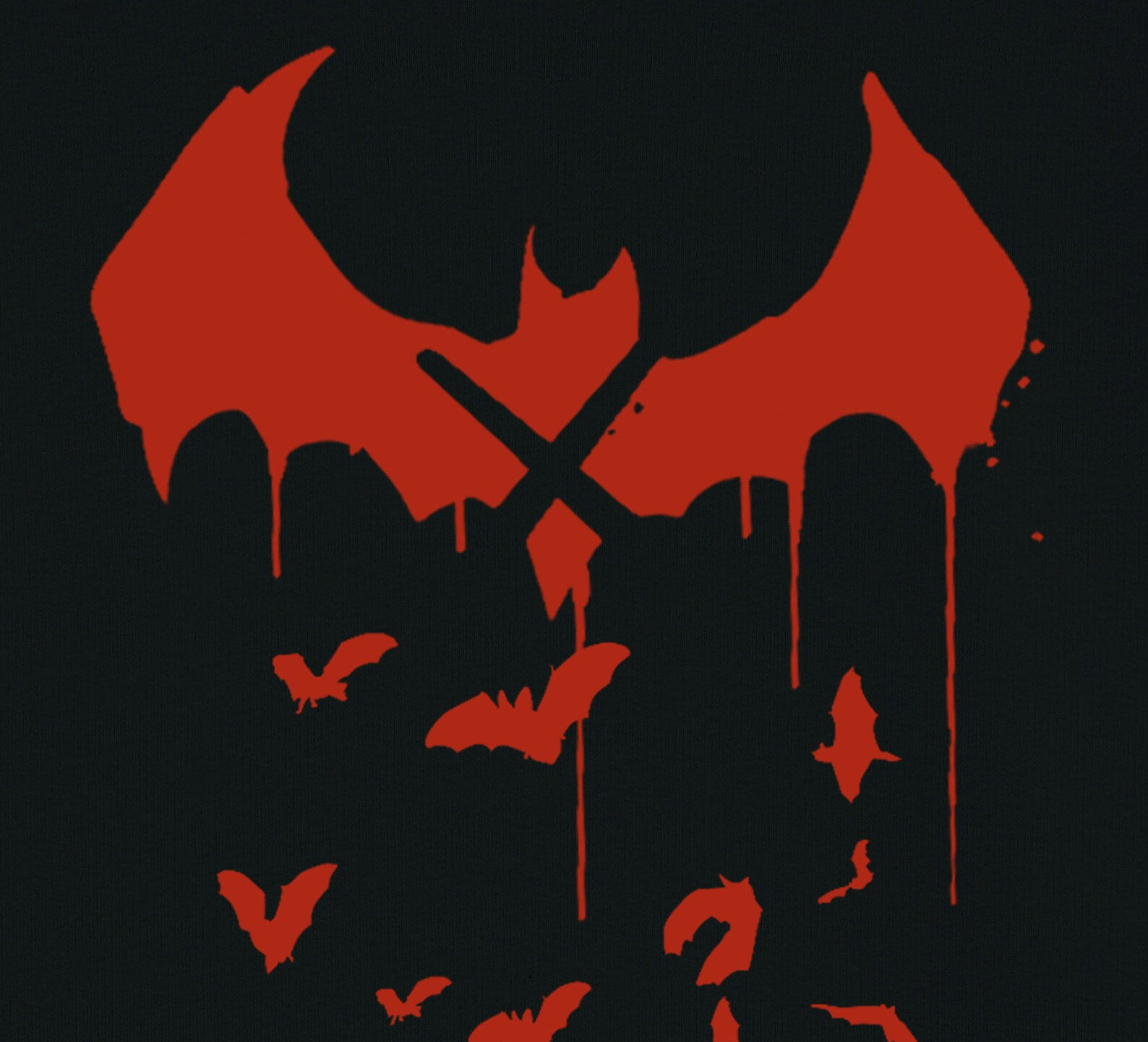 Wallpaper #GRniHY8BtGB6xQ78u3j329 DC Comics Batman Arkham Bat Drip Childrens Unisex Black Etsy