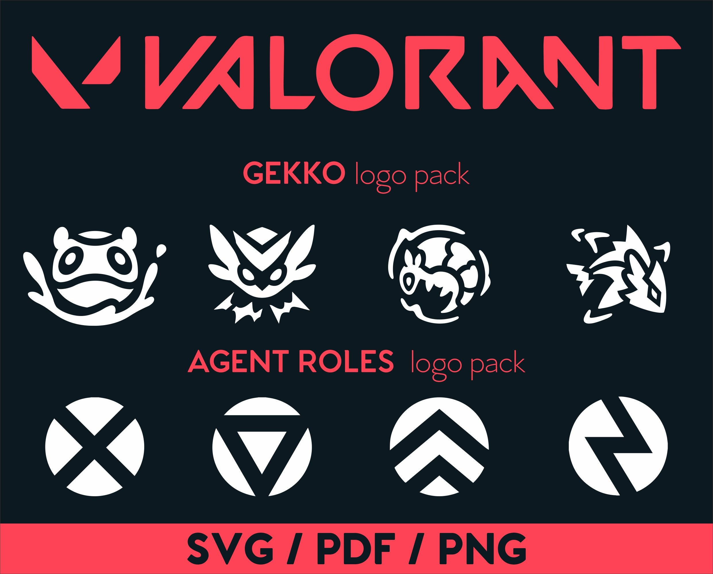 Wallpaper #A3D23 Valorant Gekko Agent Abilities Icons Svg Png Eps Pdf Figma Etsy Israel