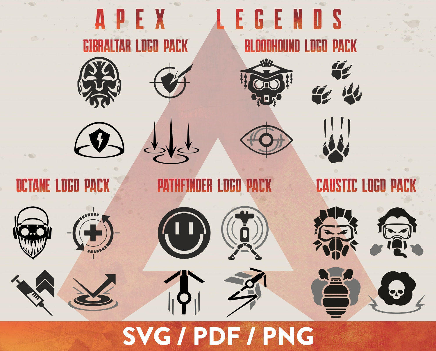 Wallpaper #BA918 Apex Legends Logo High Resolution Png Image Purepng Free