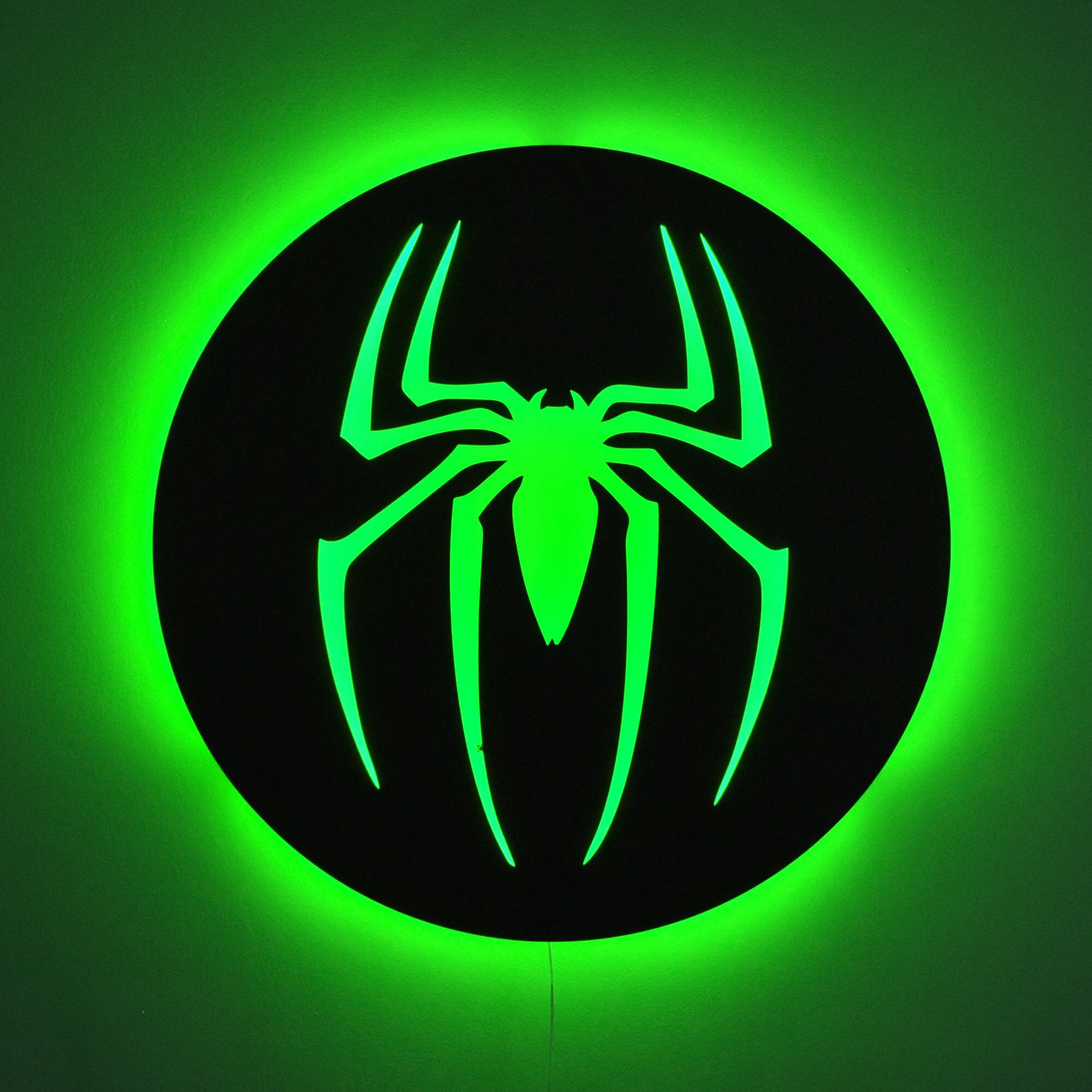 Wallpaper #EGiVFpMBSpphPi3-6QxI307 Large LED Lighted Spider Man Inspired Wall Art Superhero Etsy