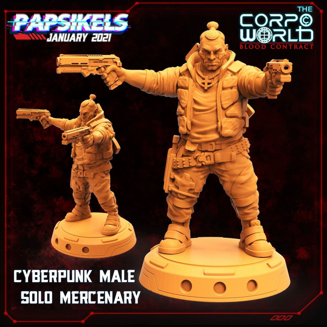 Wallpaper #b33c8I4Bnwiau_P6vQeX13 Cyberpunk Miniature 28mm 32mm Papsikels 2021 January Tabletop Etsy