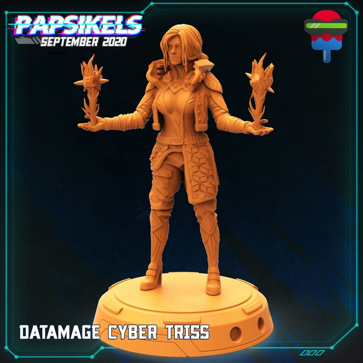 Wallpaper #b33c8I4Bnwiau_P6vQeX59 Cyberpunk Miniature 28mm 32mm Papsikels Netrunner Cyber Triss Etsy