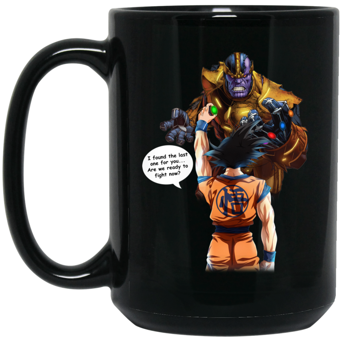 Wallpaper #gqVFOJMBVBiSkHCaoo0k103 Songoku vs Thanos I Found the Last One for You Coffee Mugs