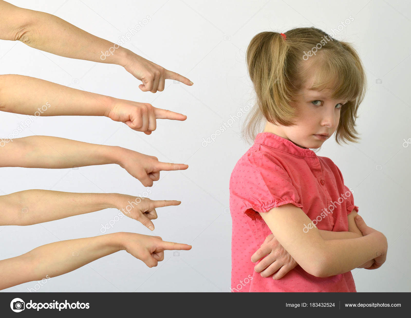 Wallpaper #AGcI75IBSpphPi3-VmDL263 Many Hands Pointing Fingers Child Kid Outcast Conceptual Photography
