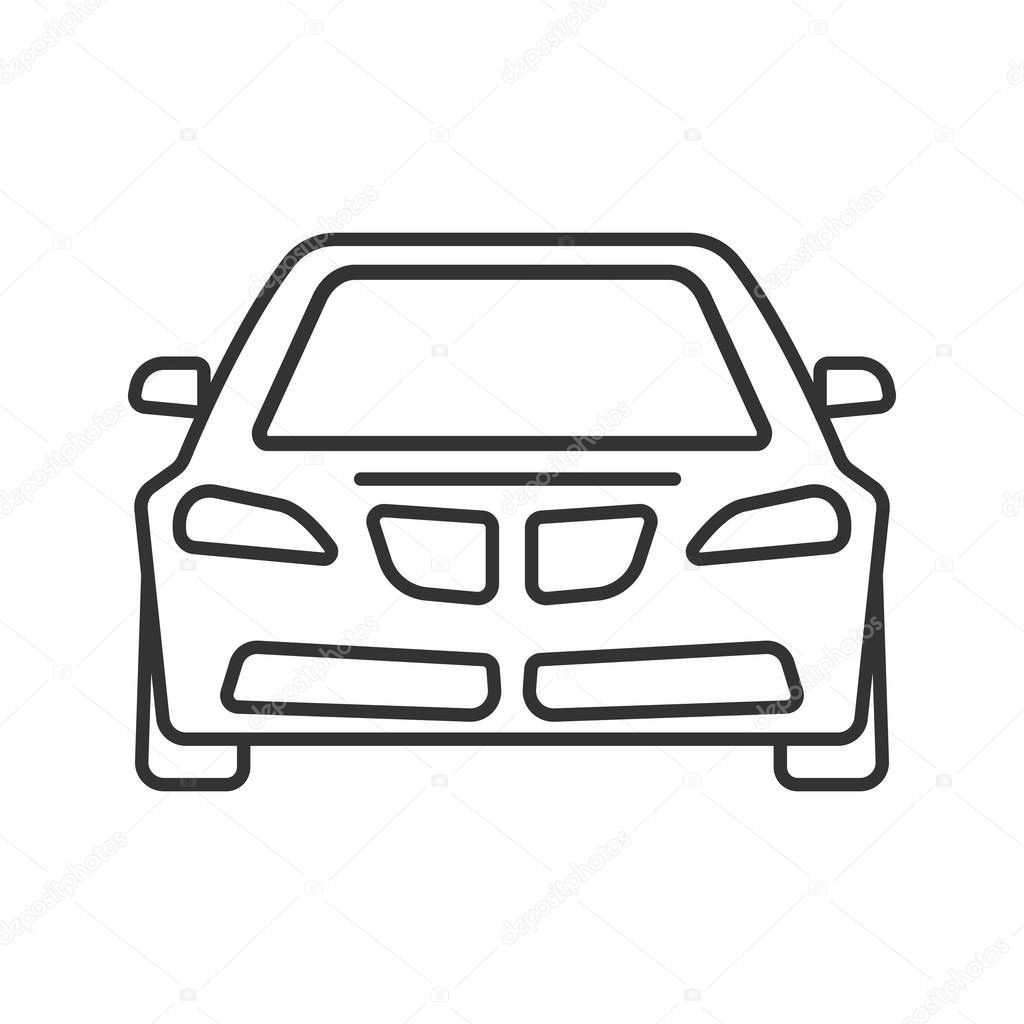 Wallpaper #QWd37pIBSpphPi3-ql0r335 Car Front View Linear Icon Stock Vector Bsd 190025040