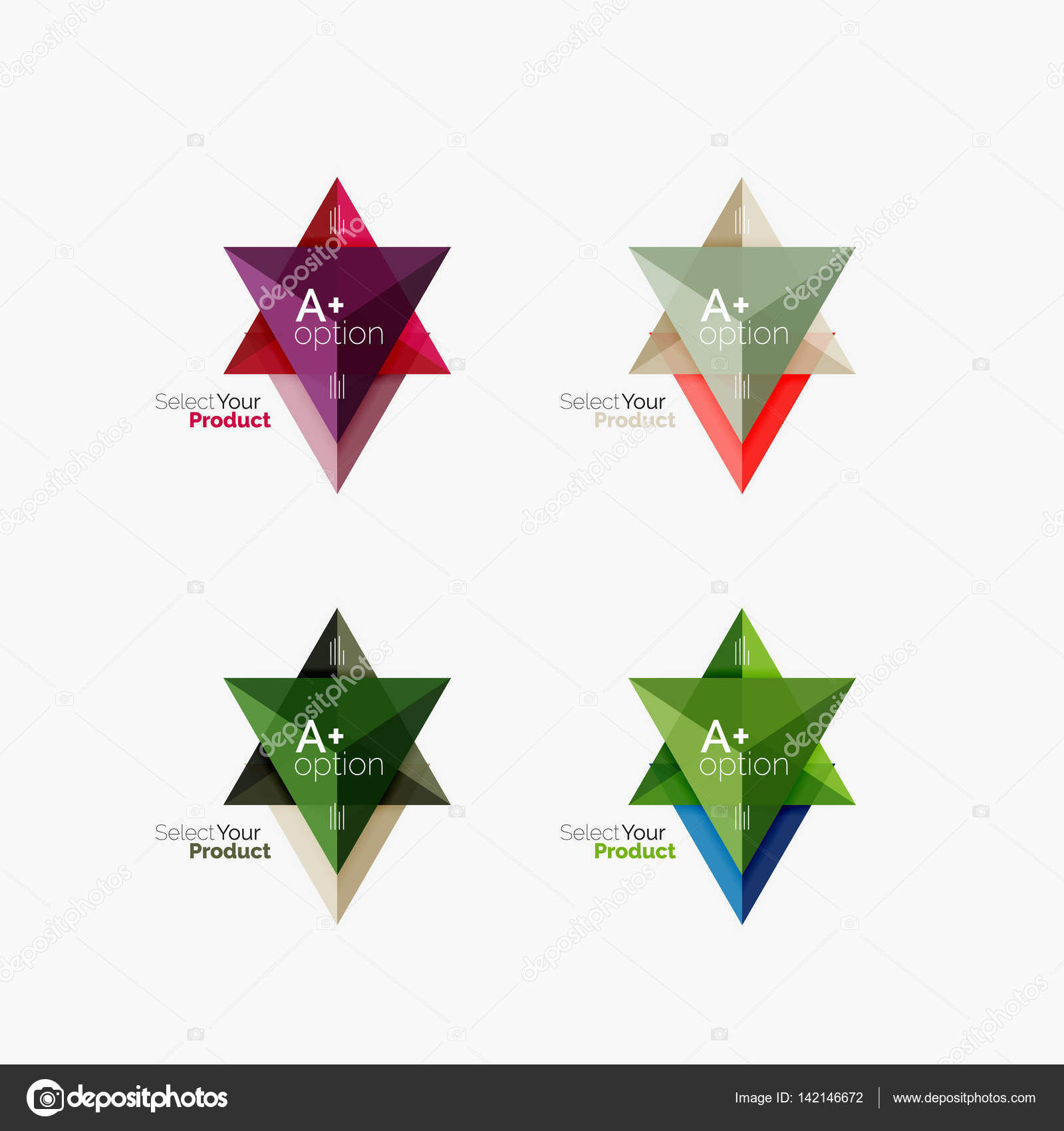 Wallpaper #VWcrC5MBSpphPi3-B9iE91 Set of Triangle Infographic Layouts with Text and Options Stock Vector