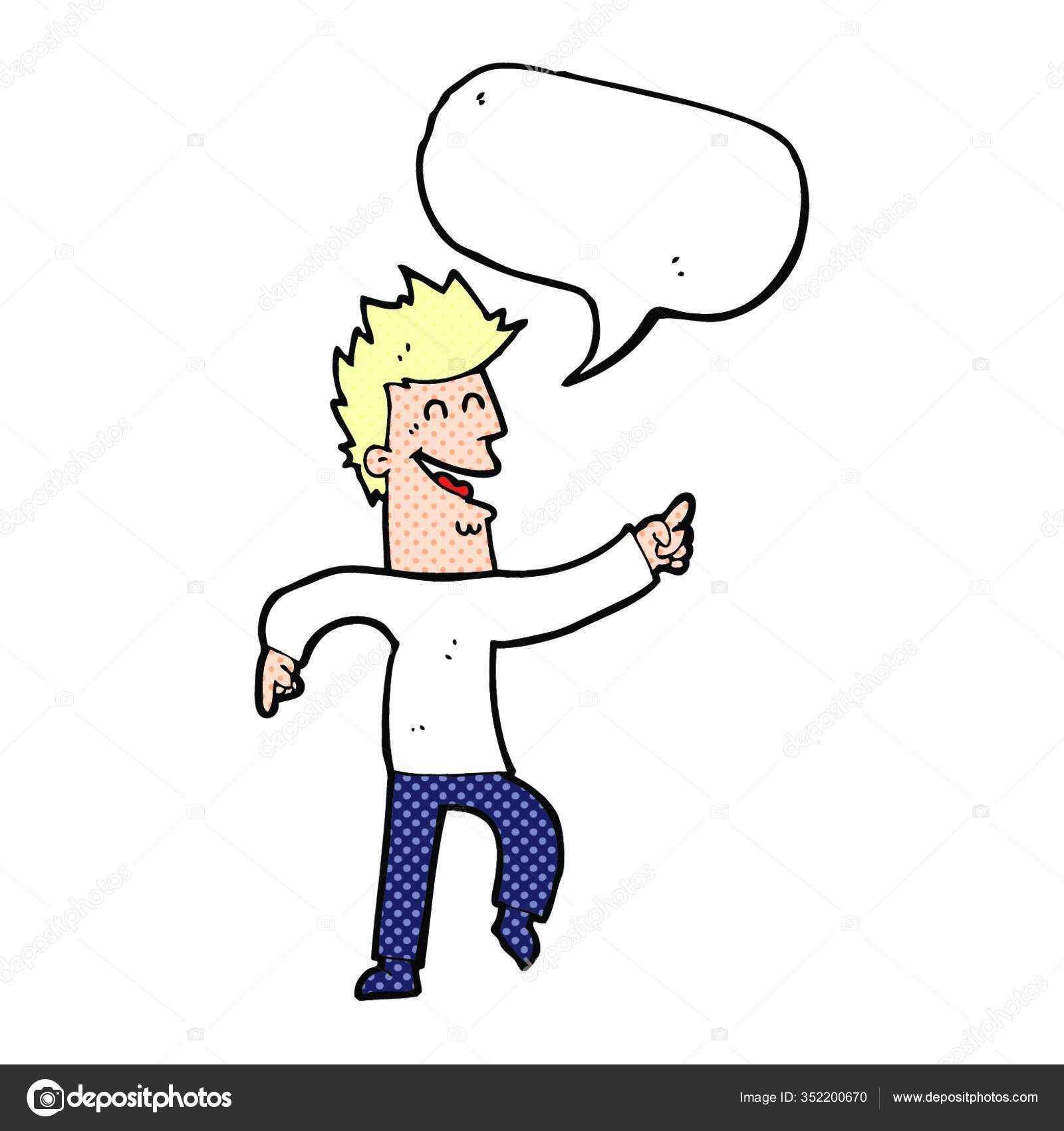 Wallpaper #k2eg8pIBSpphPi3-sXFs220 Cartoon Man Pointing Laughing Speech Bubble Stock Vector Image by