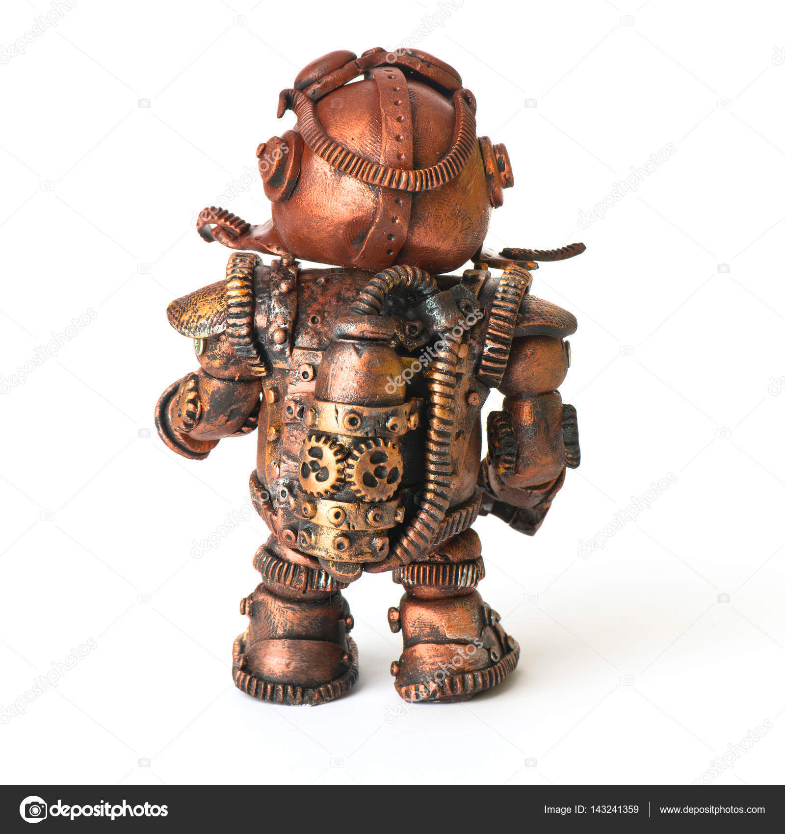Wallpaper #qa3MMZMBKf019FdaUxGB299 Steampunk Robot Rabbit Egg Tool Cyberpunk Style Chrome and Bronze