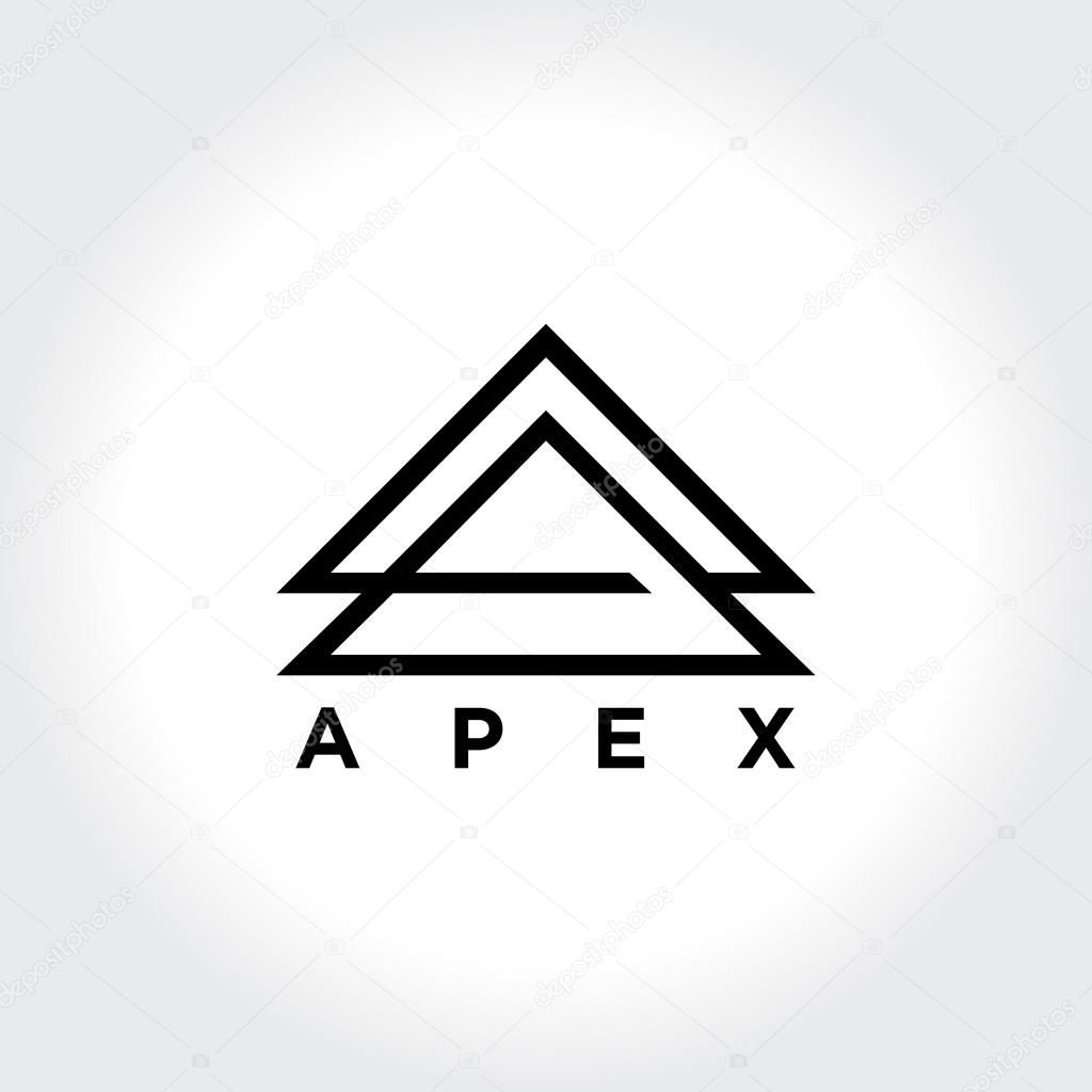 Wallpaper #EVhQNJMBzN9vxX34wTwW165 Apex Symbol Overlay Triangle Lines Creative Design Vector Stock