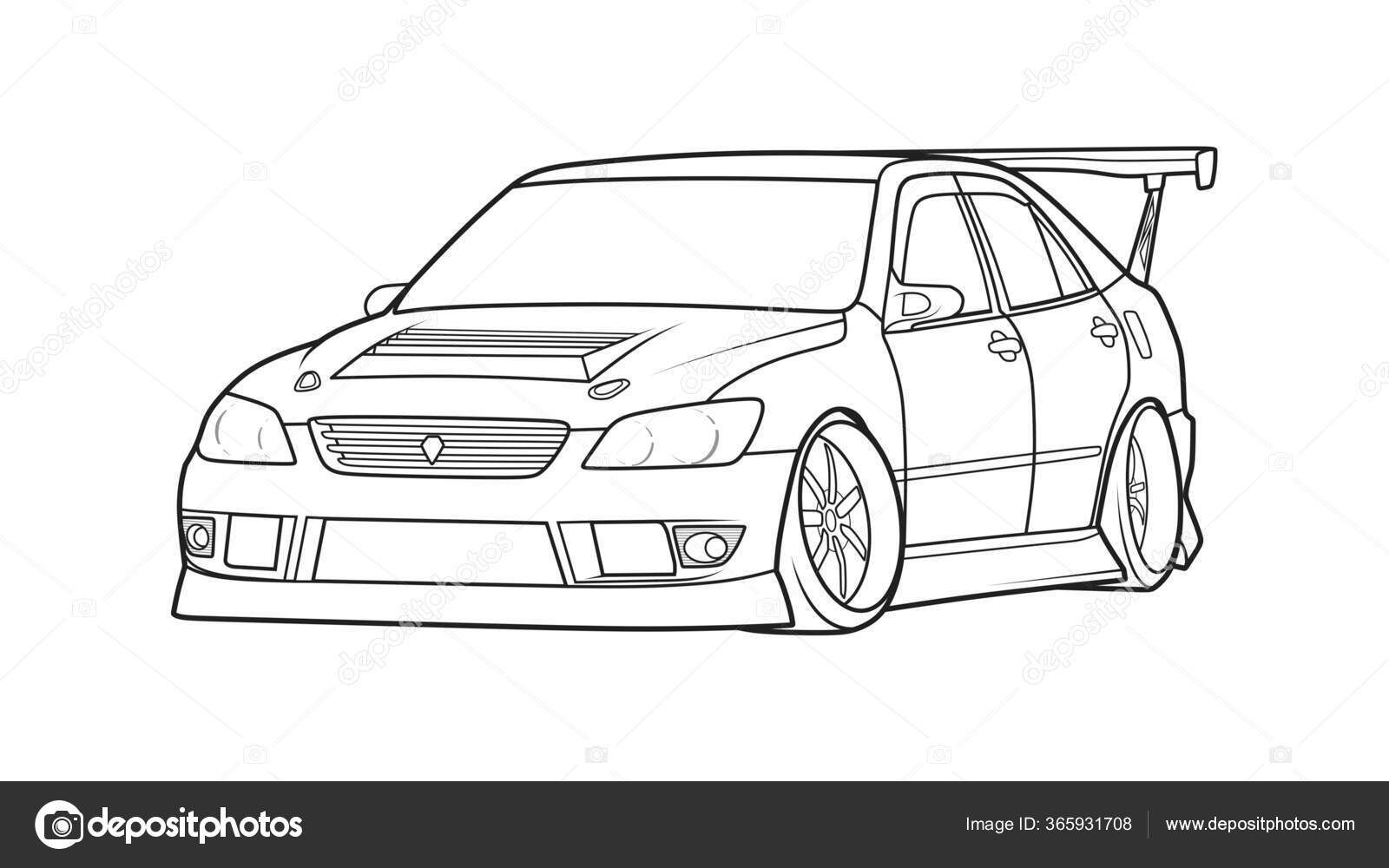 Wallpaper #S2emEZMBSpphPi3-U_gI256 Altezza Drift Sport Car Stock Vector by Artcavalcade 365931708