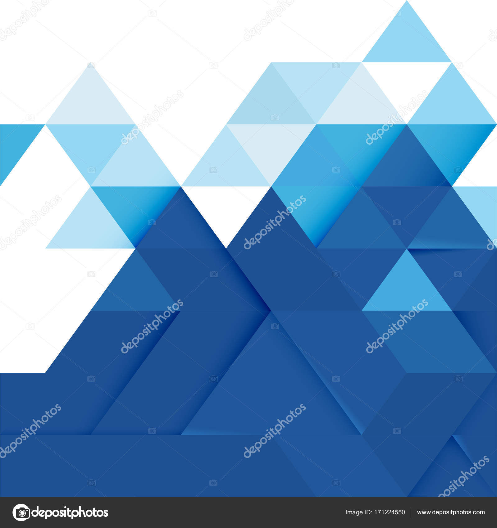 Wallpaper #VWcrC5MBSpphPi3-B9iE44 Abstract Blue Tone Triangle Layout Template and Modern Overlapping with