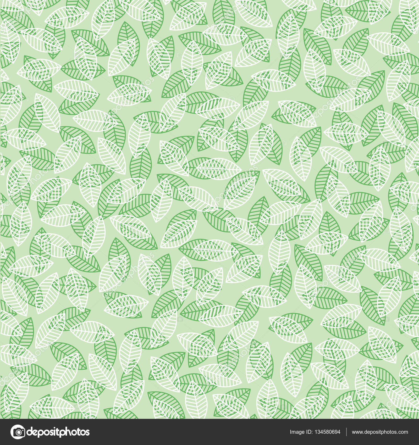 Wallpaper #am19apcBycdYOYFTxHE610 Green Leaves Pattern Stock Vector Scrapster 134580694