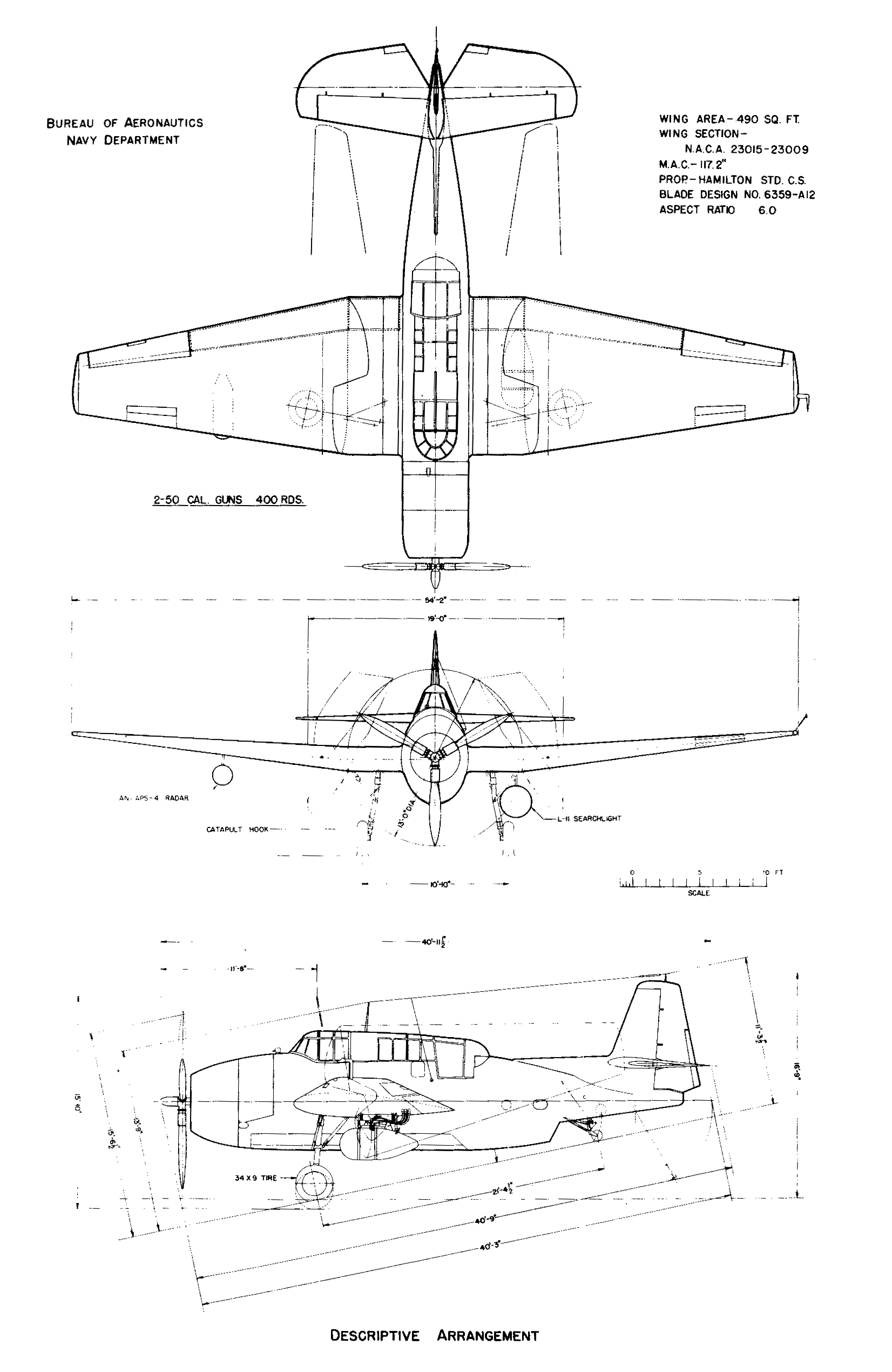 Wallpaper #JGe6DJMBSpphPi3-U-DD191 Grumman Tbf Avenger Blueprint Download Free Blueprint for 3D Modeling