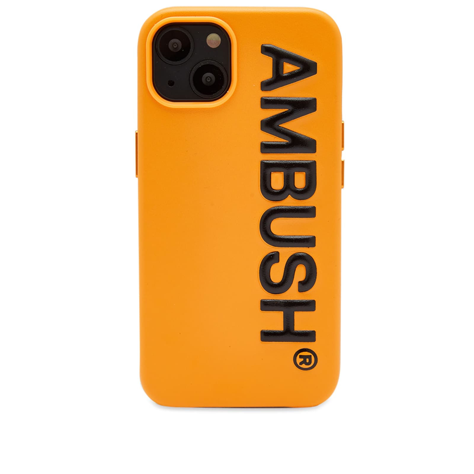 Wallpaper #Z2clD5MBSpphPi3-U-1x341 Ambush Logo iPhone 13 Case Ochre Yellow End