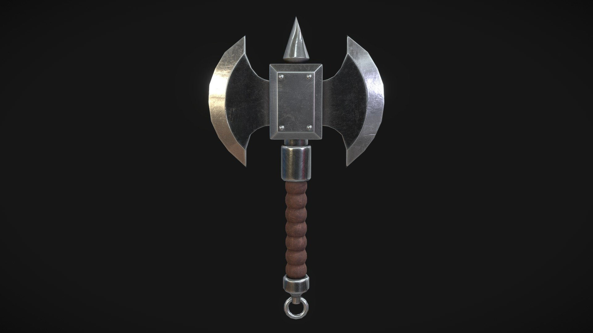 Wallpaper #n2e8ApMBSpphPi3-yrCR294 Battle Axe Fantasy Weapon Game Ready Download Free 3D Model by