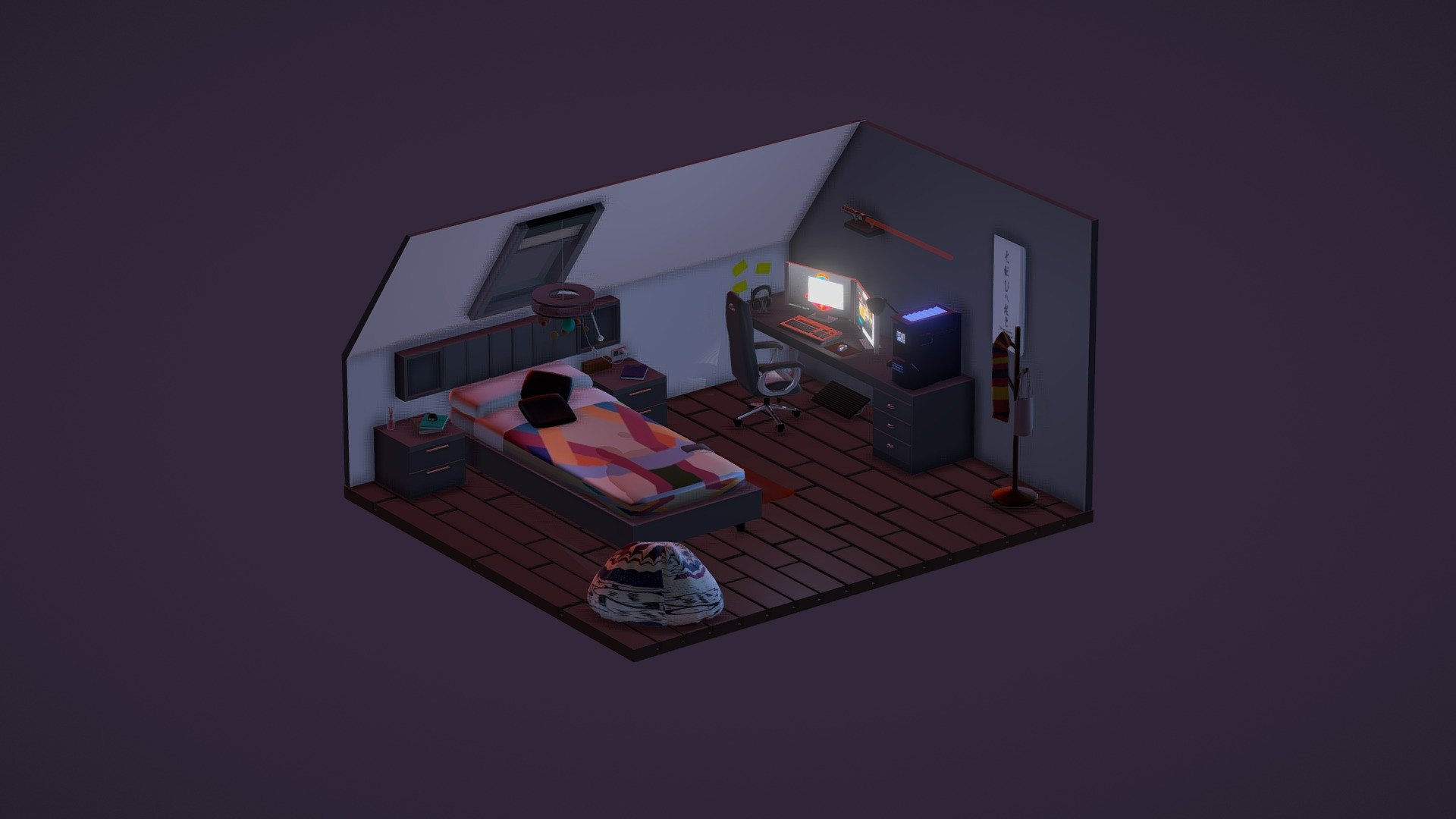 Wallpaper #VmhIHJMBSpphPi3-ayLN65 My Batcave 3D Model by Sara Tamarit at Saratamarit Fbba156 Sketchfab