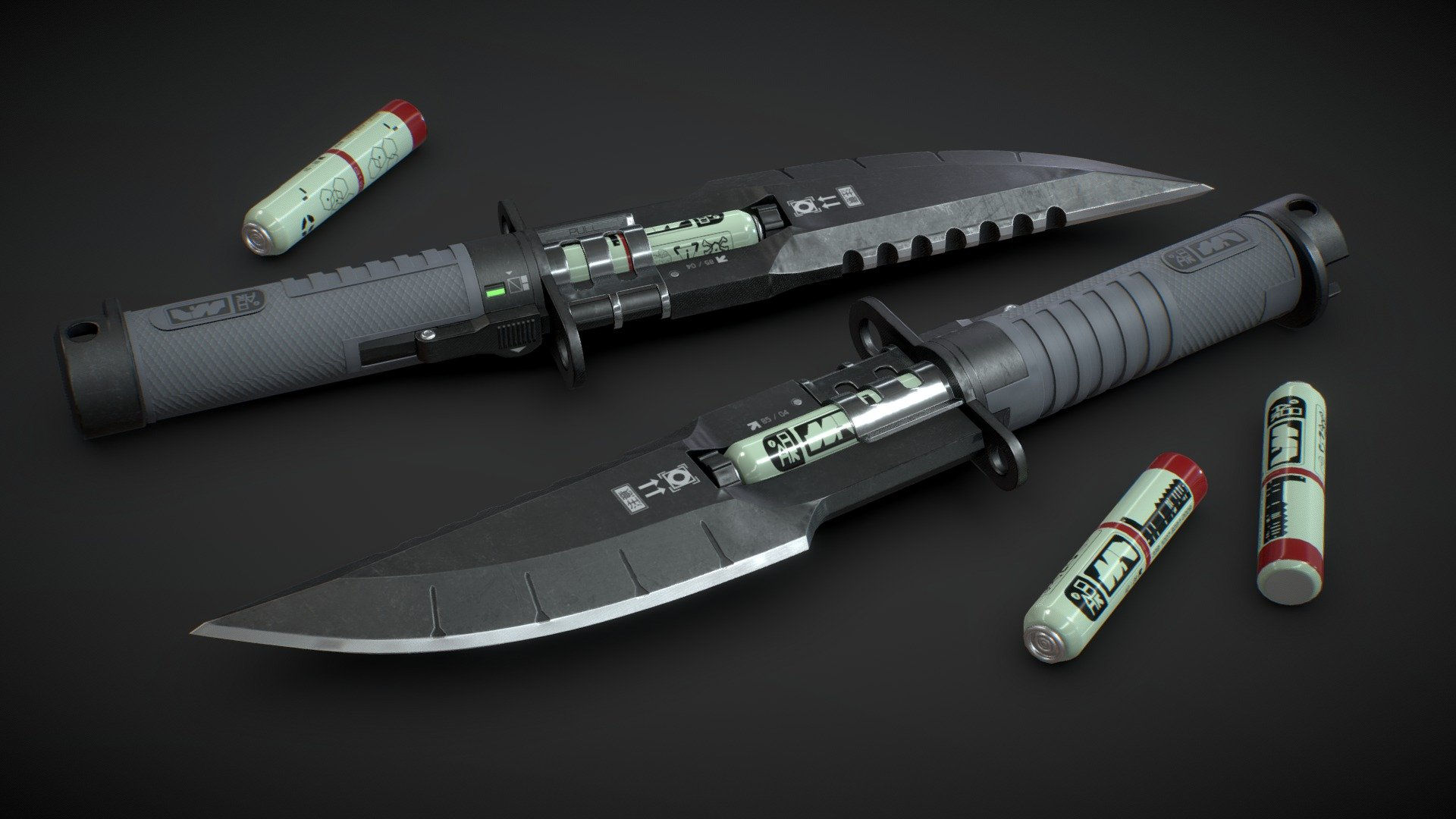 Wallpaper #P5xj4ZIBZHQxiYarX7u01 Cyberpunk Knife Printable Buy Royalty Free 3D Model by Digital
