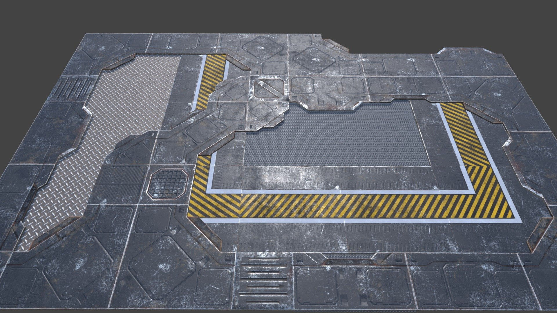 Wallpaper #PRndHo8BtGB6xQ78FHr719 Pbr Sci Fi Modular Flooring Download Free 3D Model by Jamesdawson