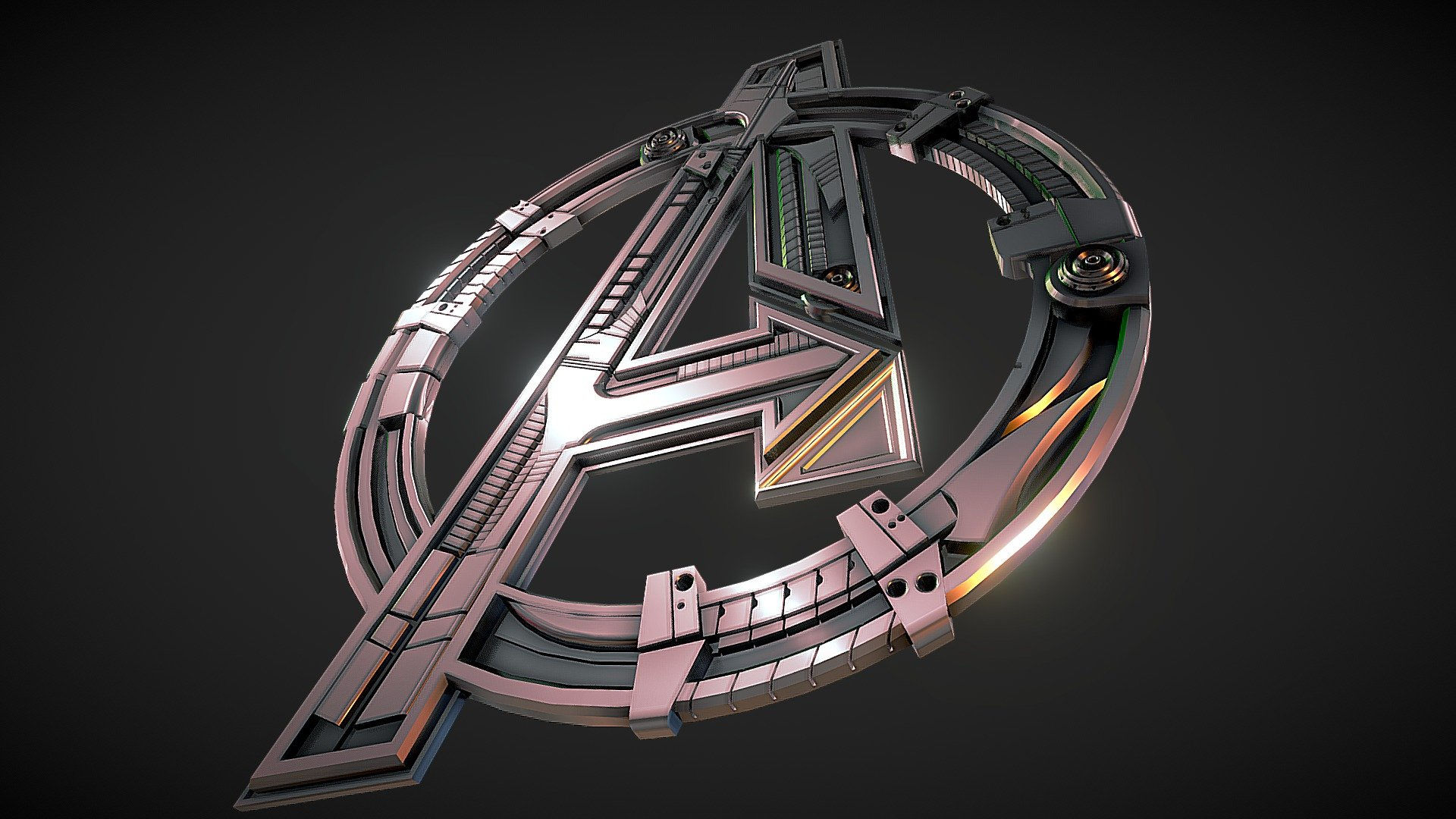 Wallpaper #5f9JaJMB3lSXT3zUXePG188 Avengers Logo Download Free 3D Model by Minhdoan 231231c Sketchfab