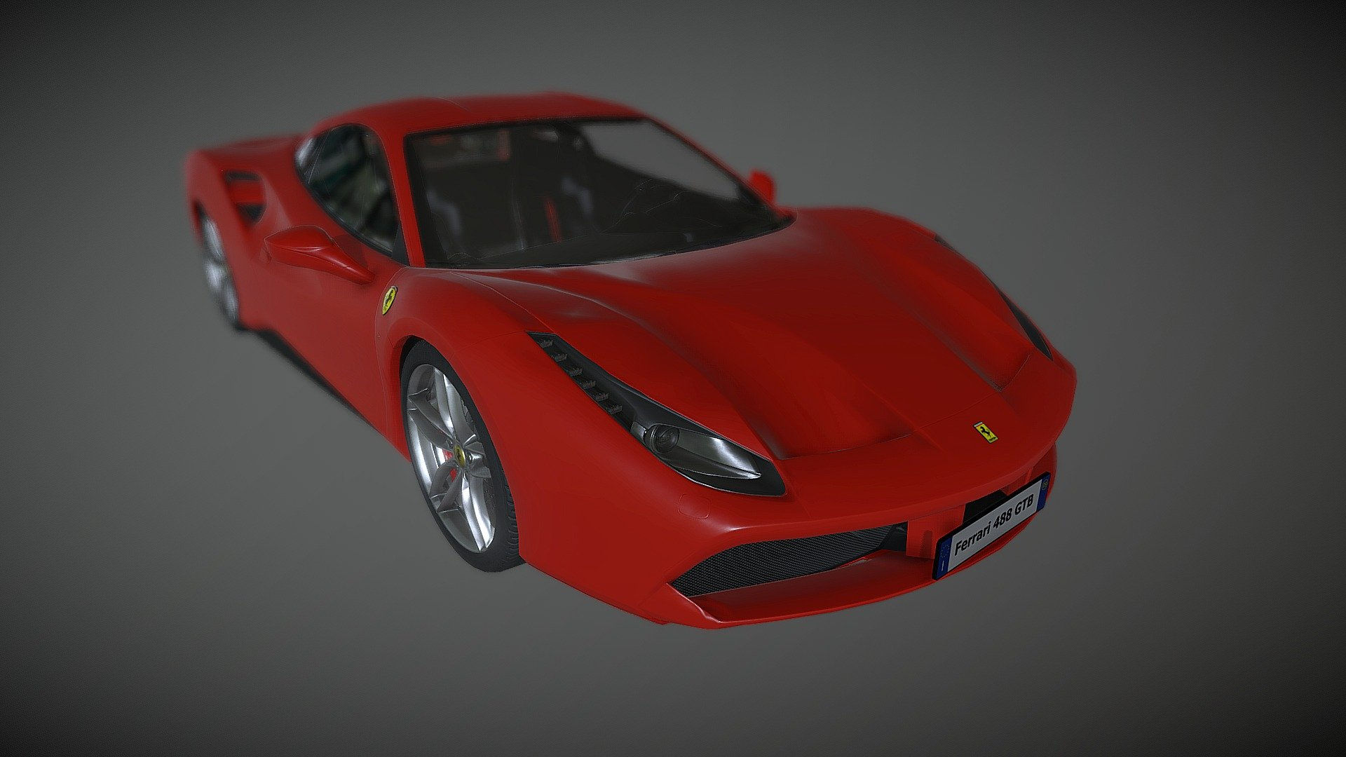 Wallpaper #-2fc-5IBSpphPi3-dpWf66 Ferrari 488 Gtb 3D Model by Philippe Spyropoulos at Kronos47 3225b2b
