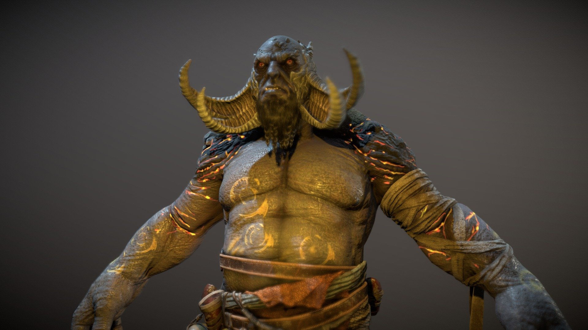 Wallpaper #DQOcYpMBpyOg8YnEVdNf73 Gow Troll Fan Art 3D Model by Alitocarioca 9b8b42d Sketchfab